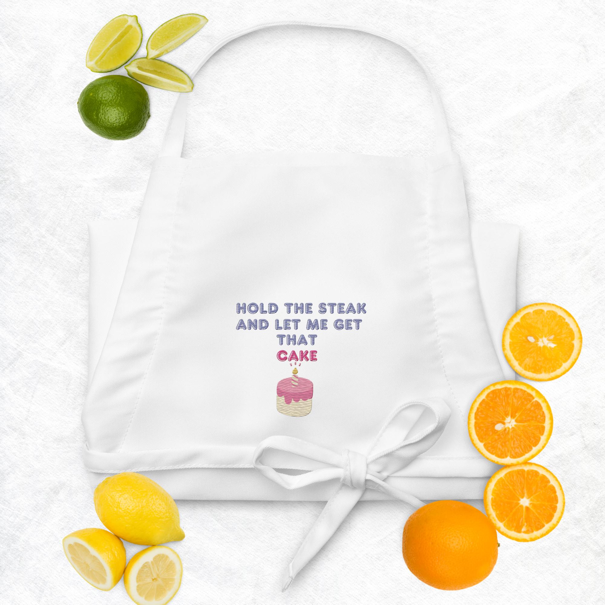 Naughty Embroidered Apron - Image 2