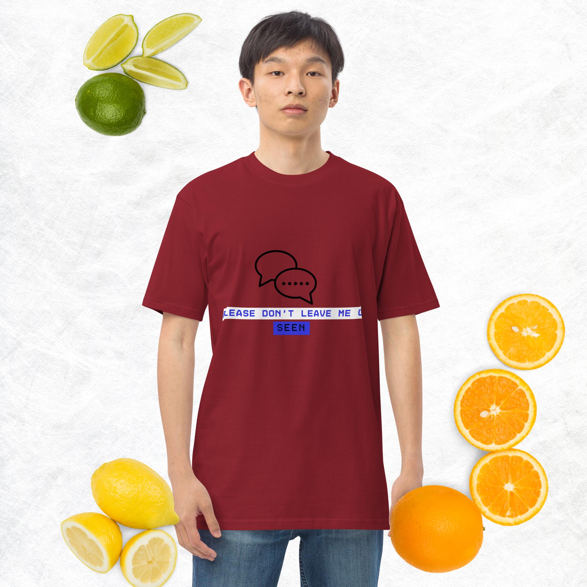 Chatty Men’s premium heavyweight tee - Image 2