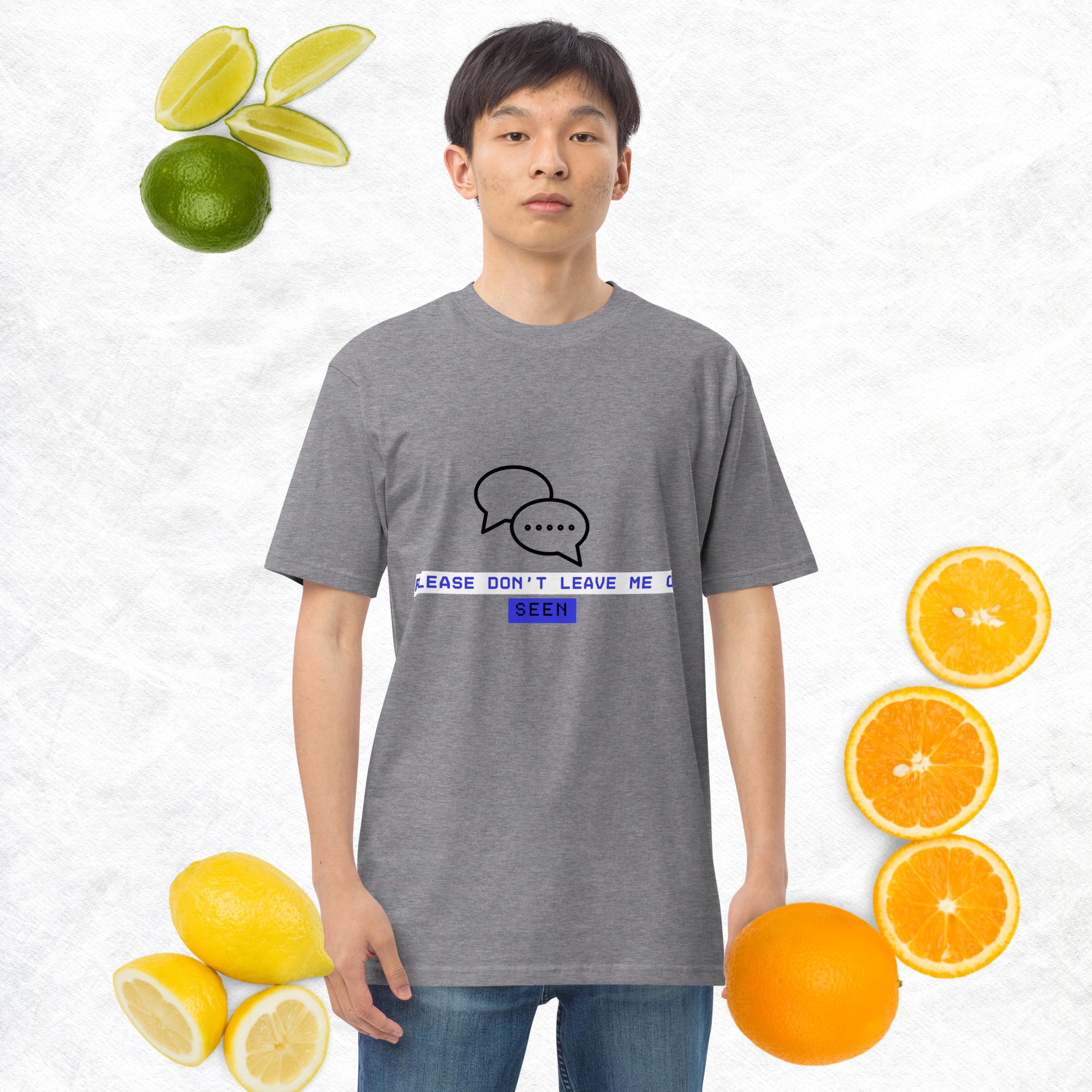 Chatty Men’s premium heavyweight tee - Image 3