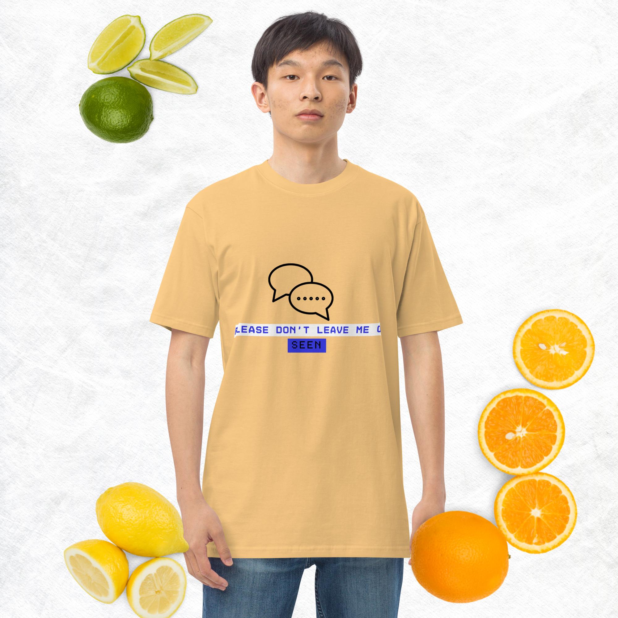 Chatty Men’s premium heavyweight tee - Image 4