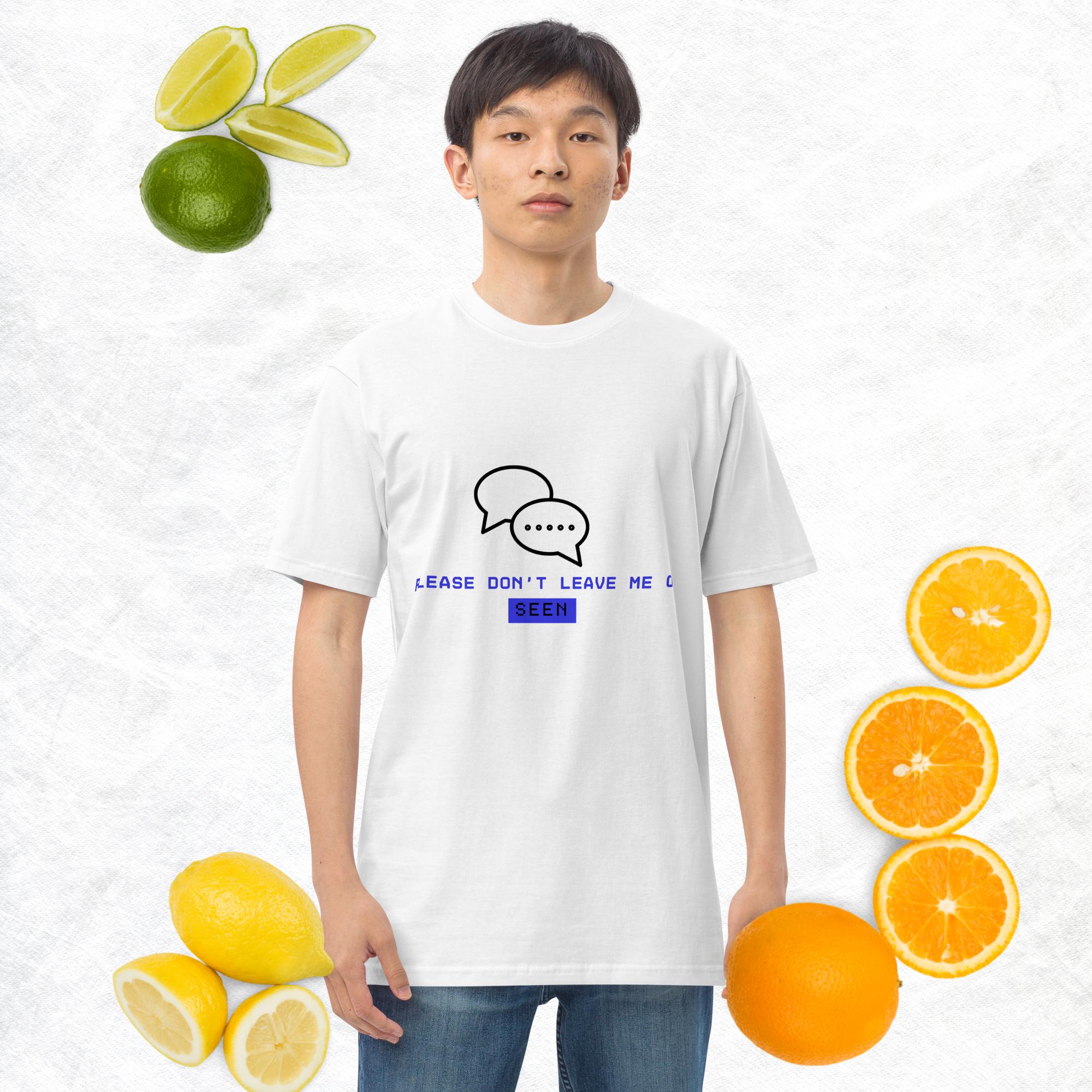 Chatty Men’s premium heavyweight tee - Image 5