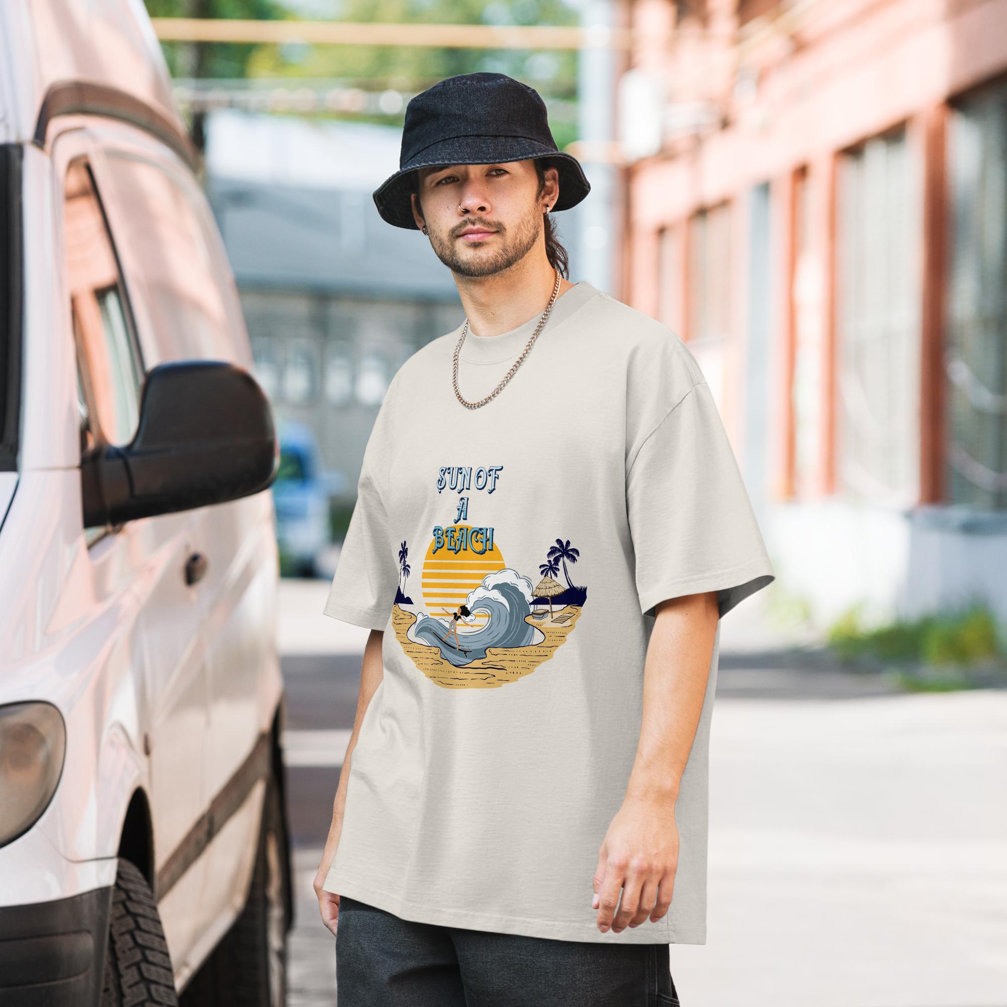 Funny cussed oversized faded t-shirt - Image 2