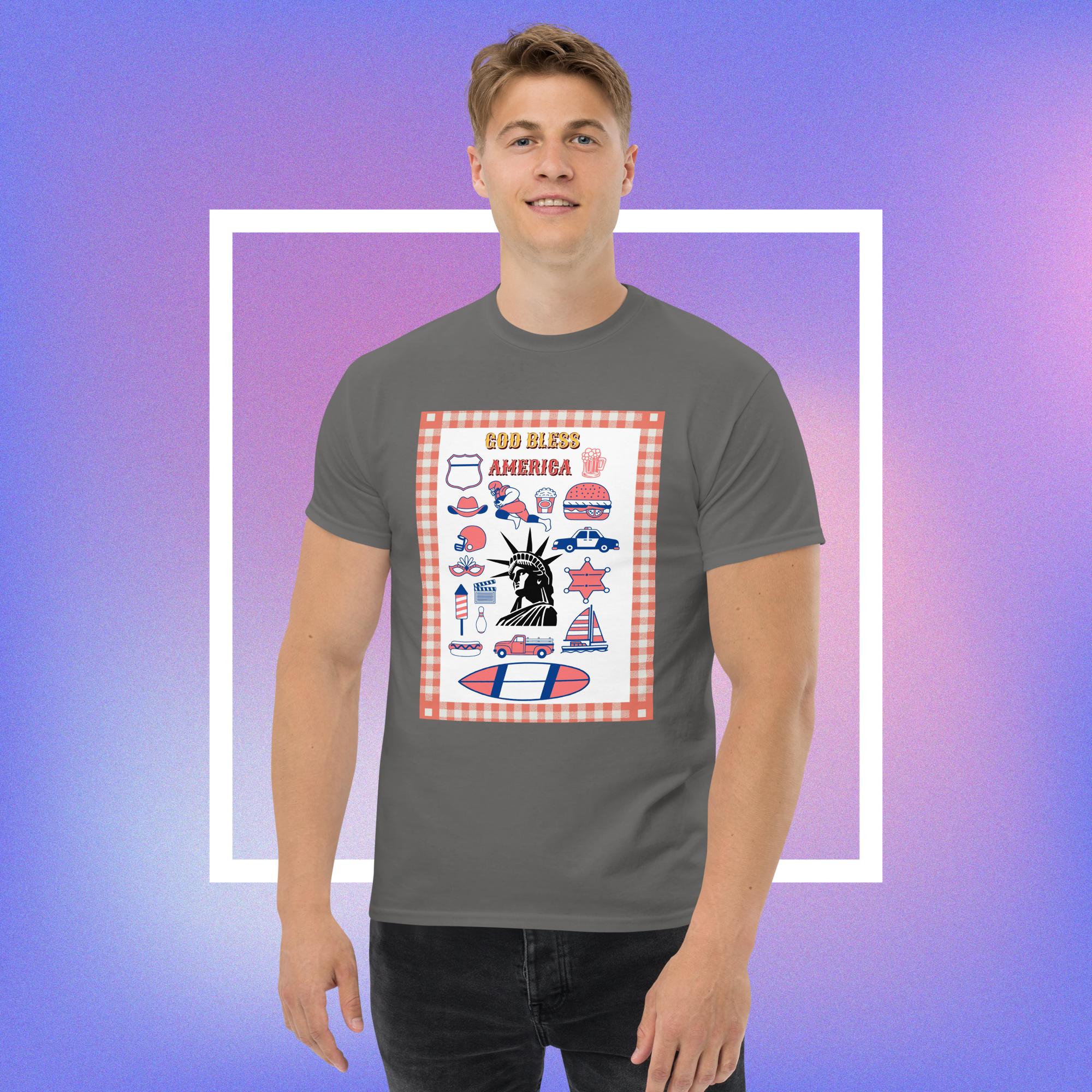 Patriotic unisex cotton classic tee - Image 9