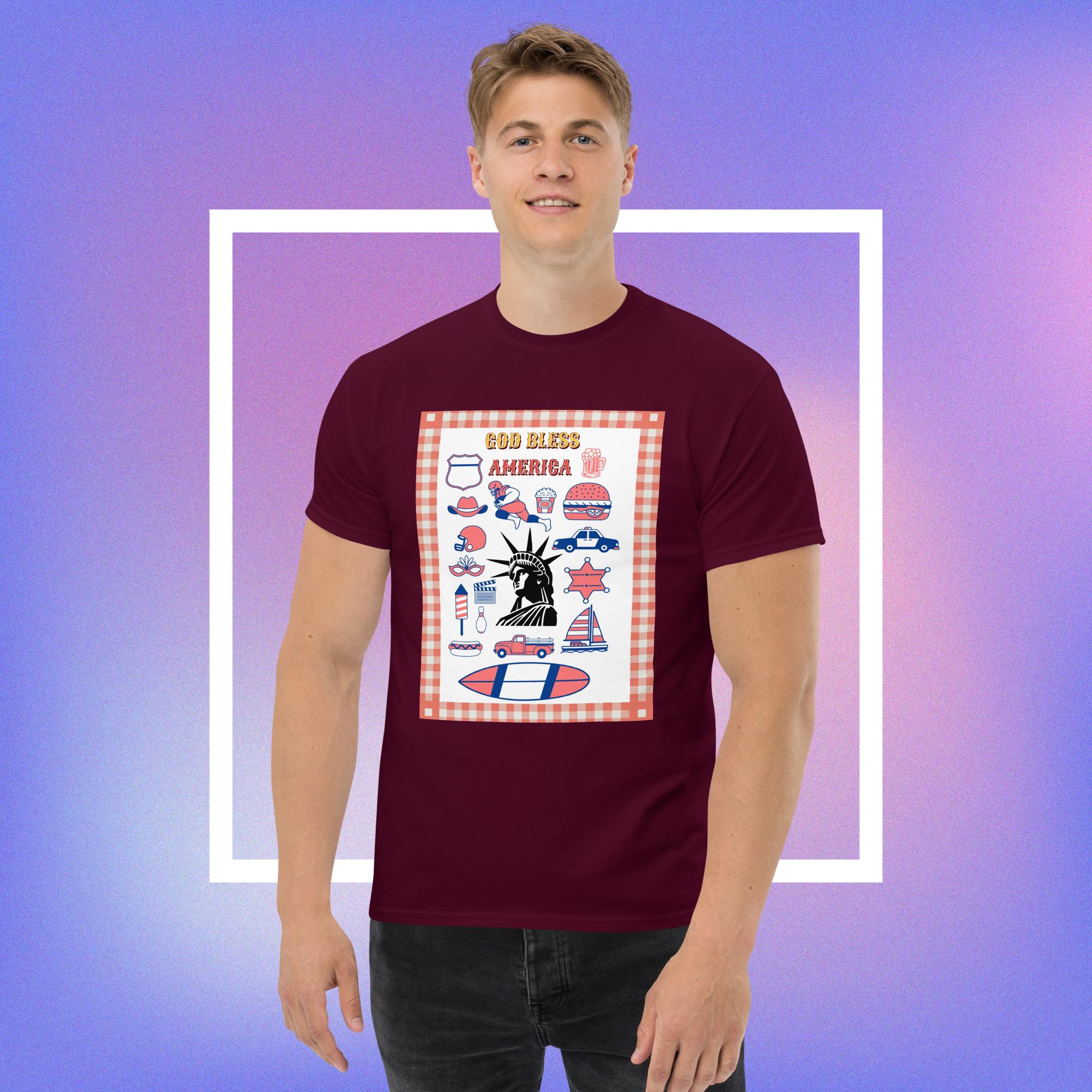 Patriotic unisex cotton classic tee - Image 6
