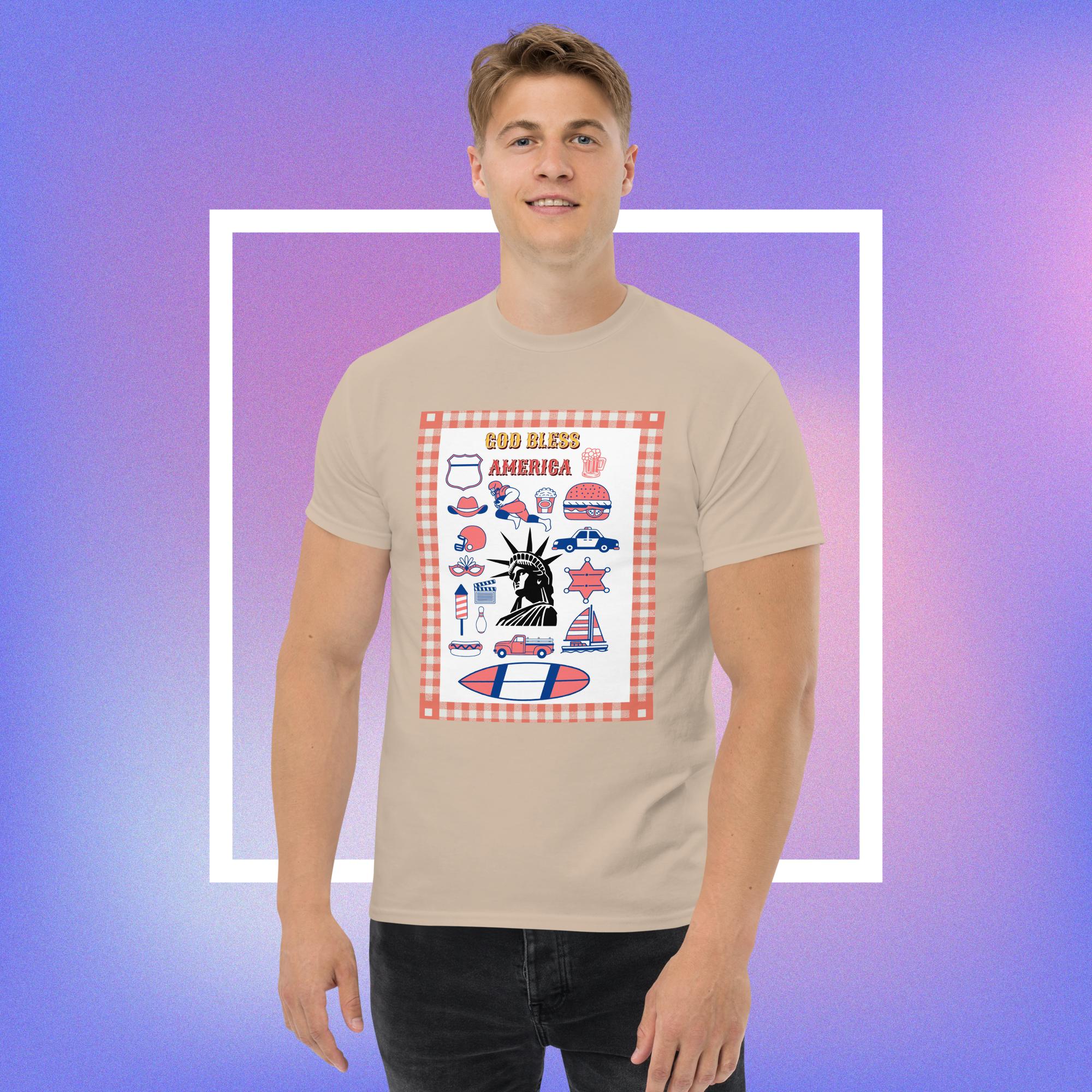 Patriotic unisex cotton classic tee - Image 7