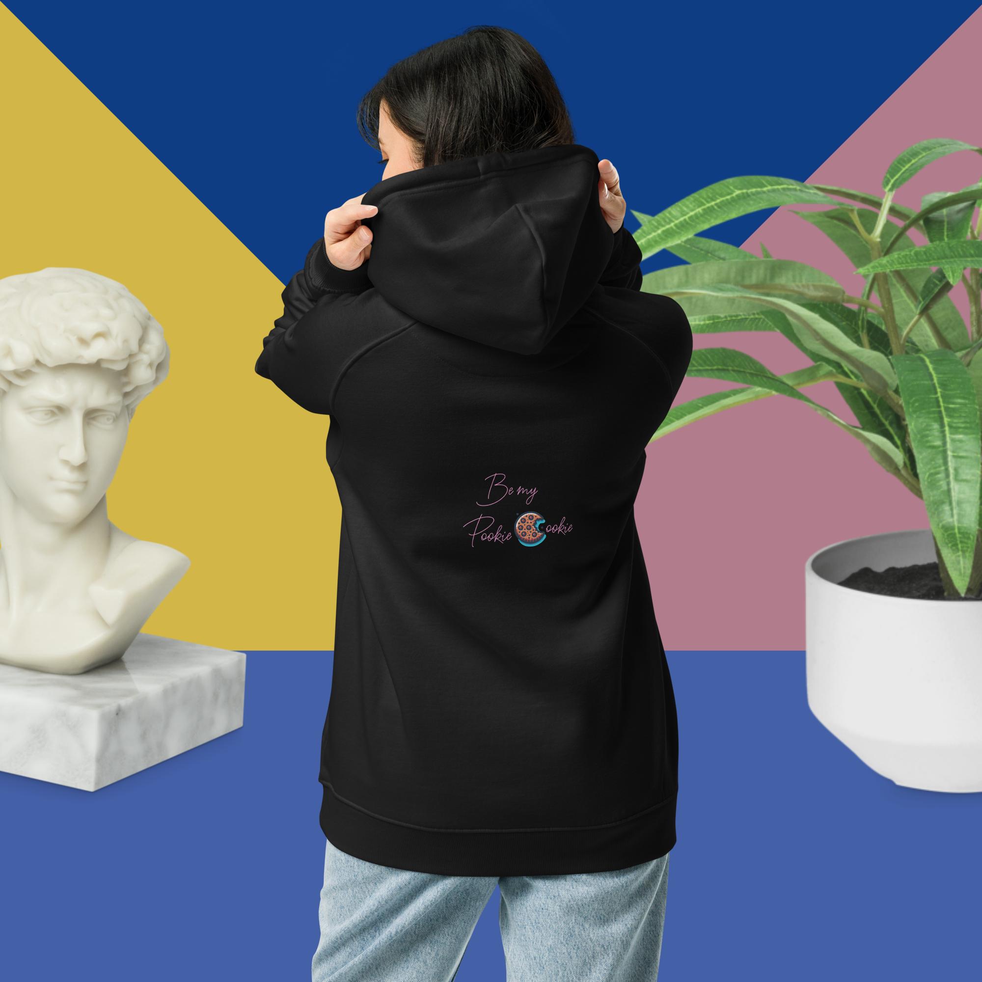 Pookie Unisex eco raglan hoodie - Image 5