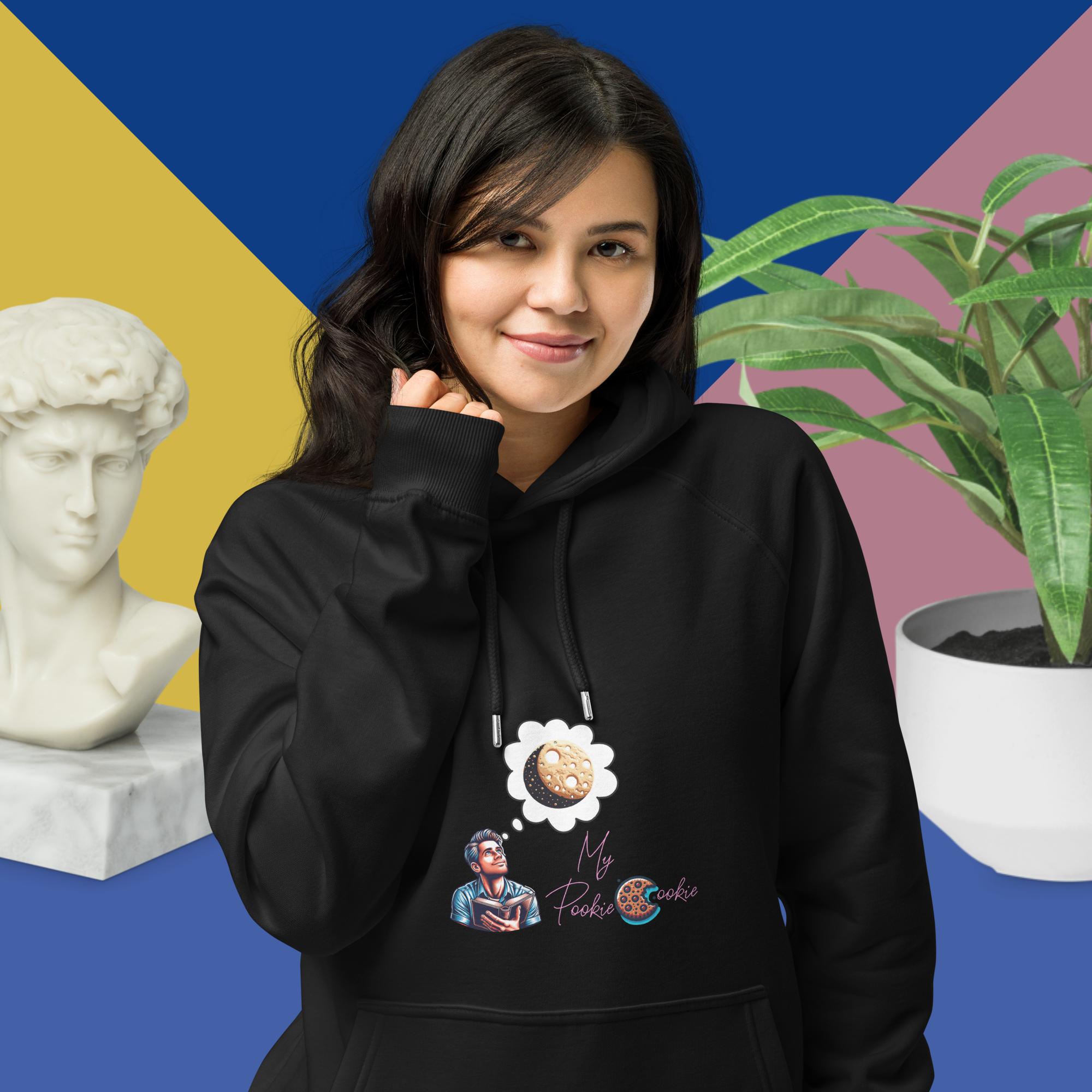 Pookie Unisex eco raglan hoodie