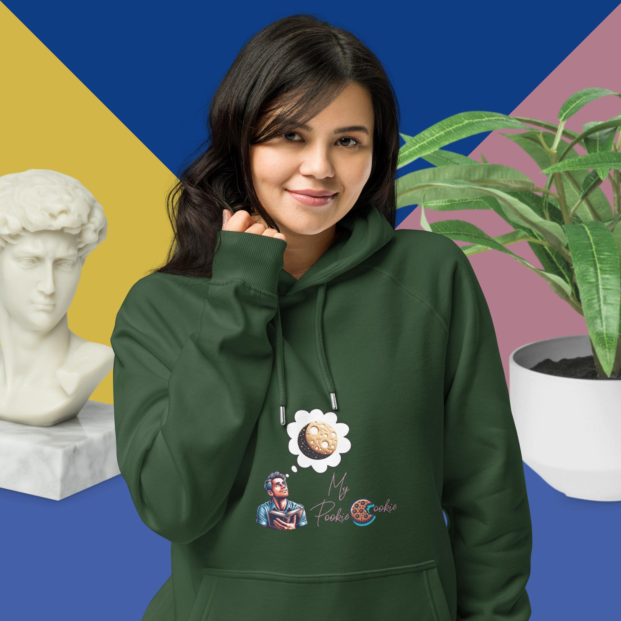 Pookie Unisex eco raglan hoodie - Image 2