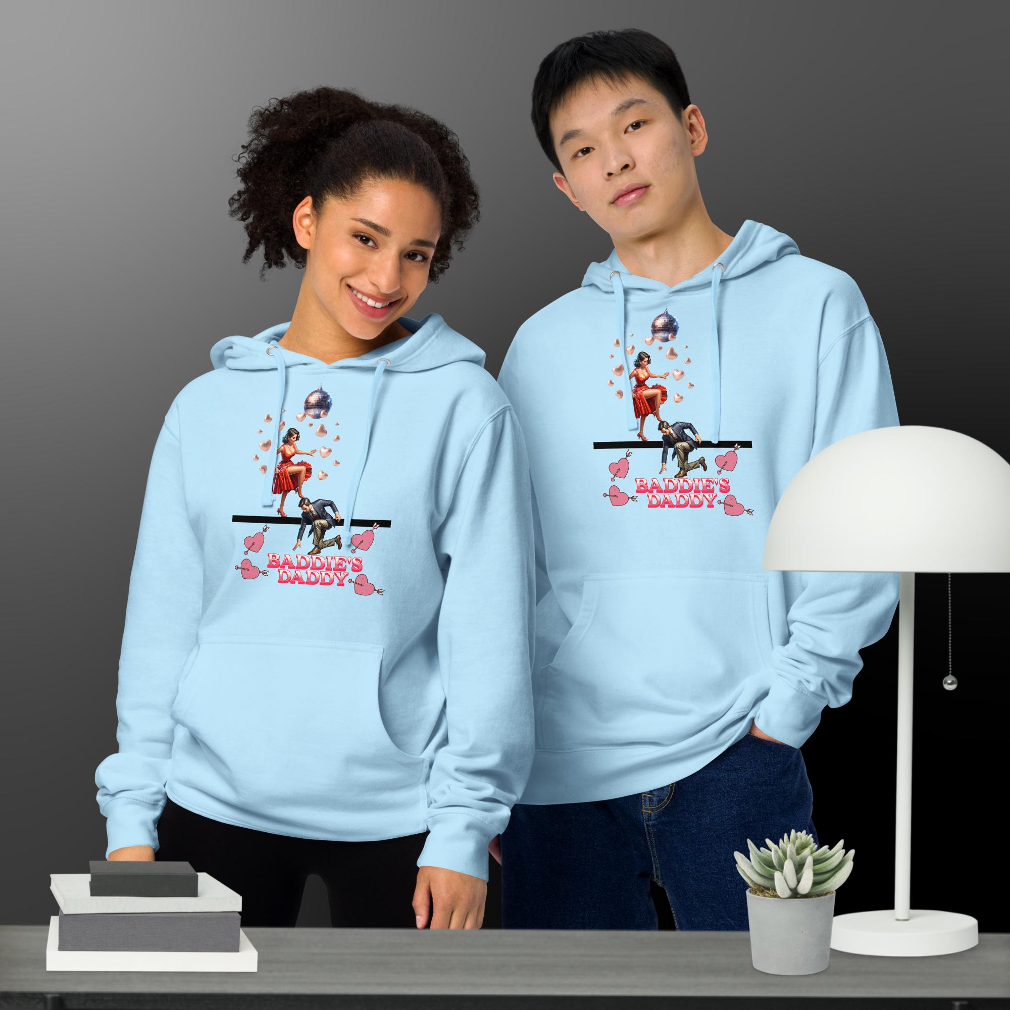 Baddie unisex midweight hoodie - Image 3