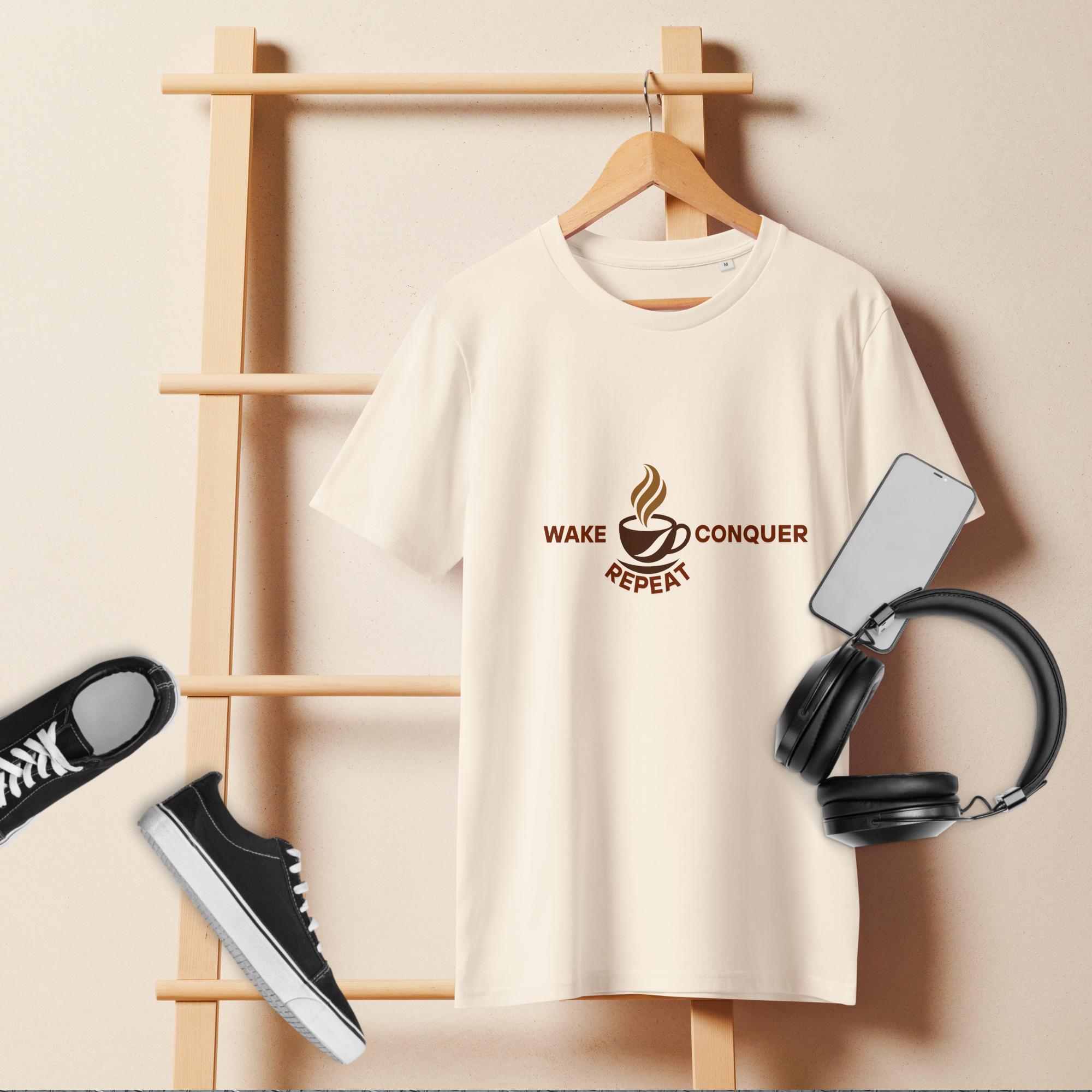 Brewed unisex organic t-shirt - Image 4