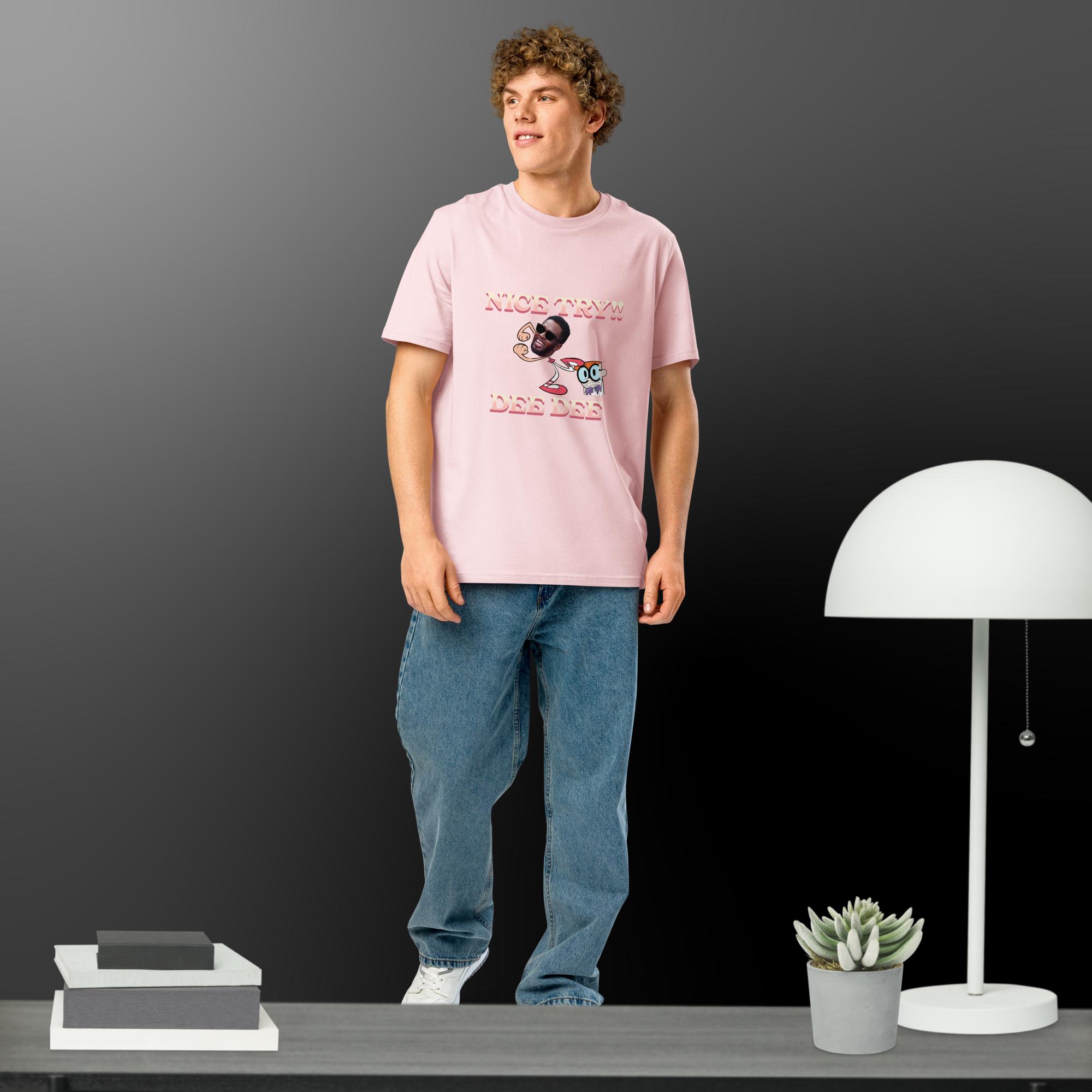 Funny Diddy meme Unisex organic ribbed neck t-shirt - Image 4