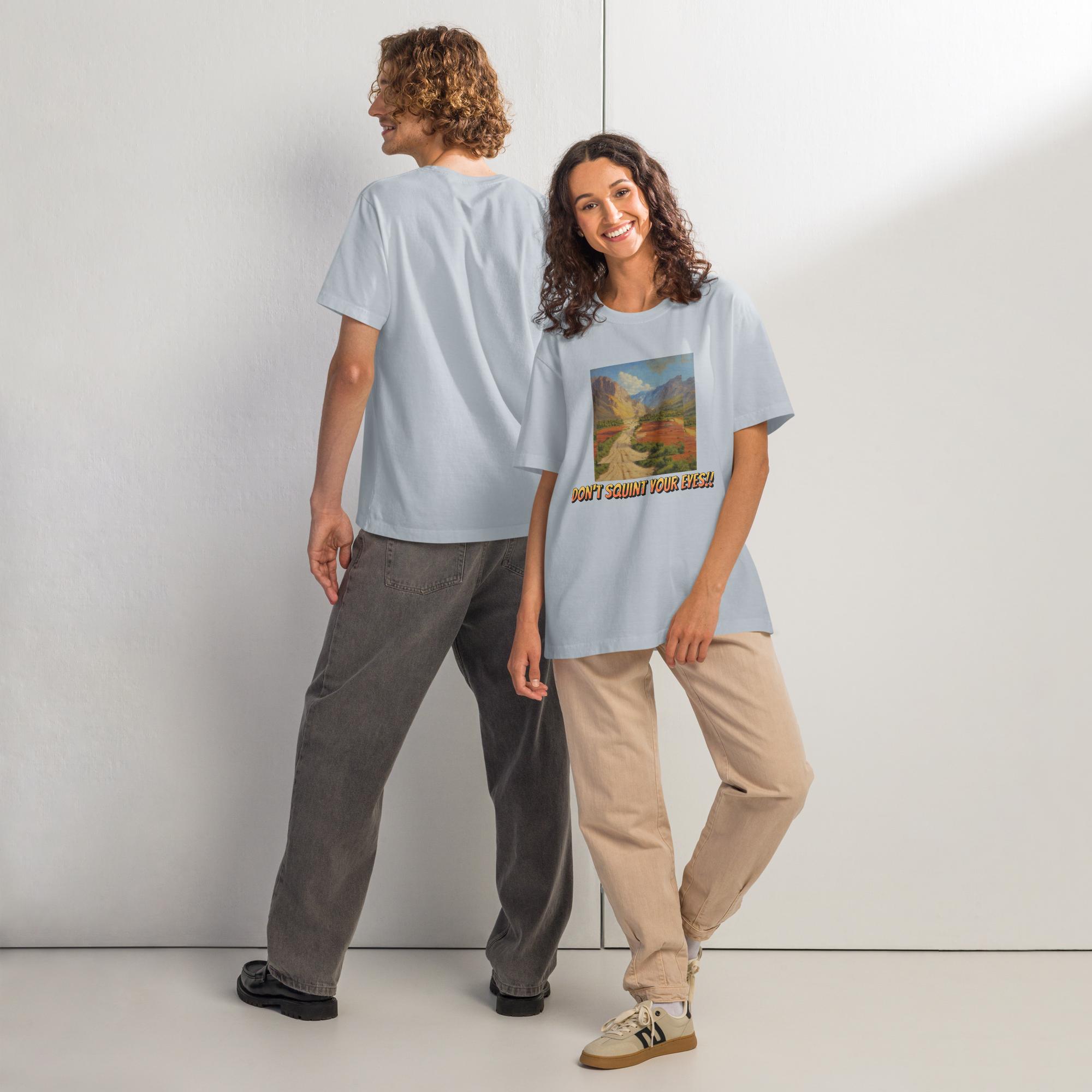 oversized Cotton tee (squint your eyes edition) - Image 2