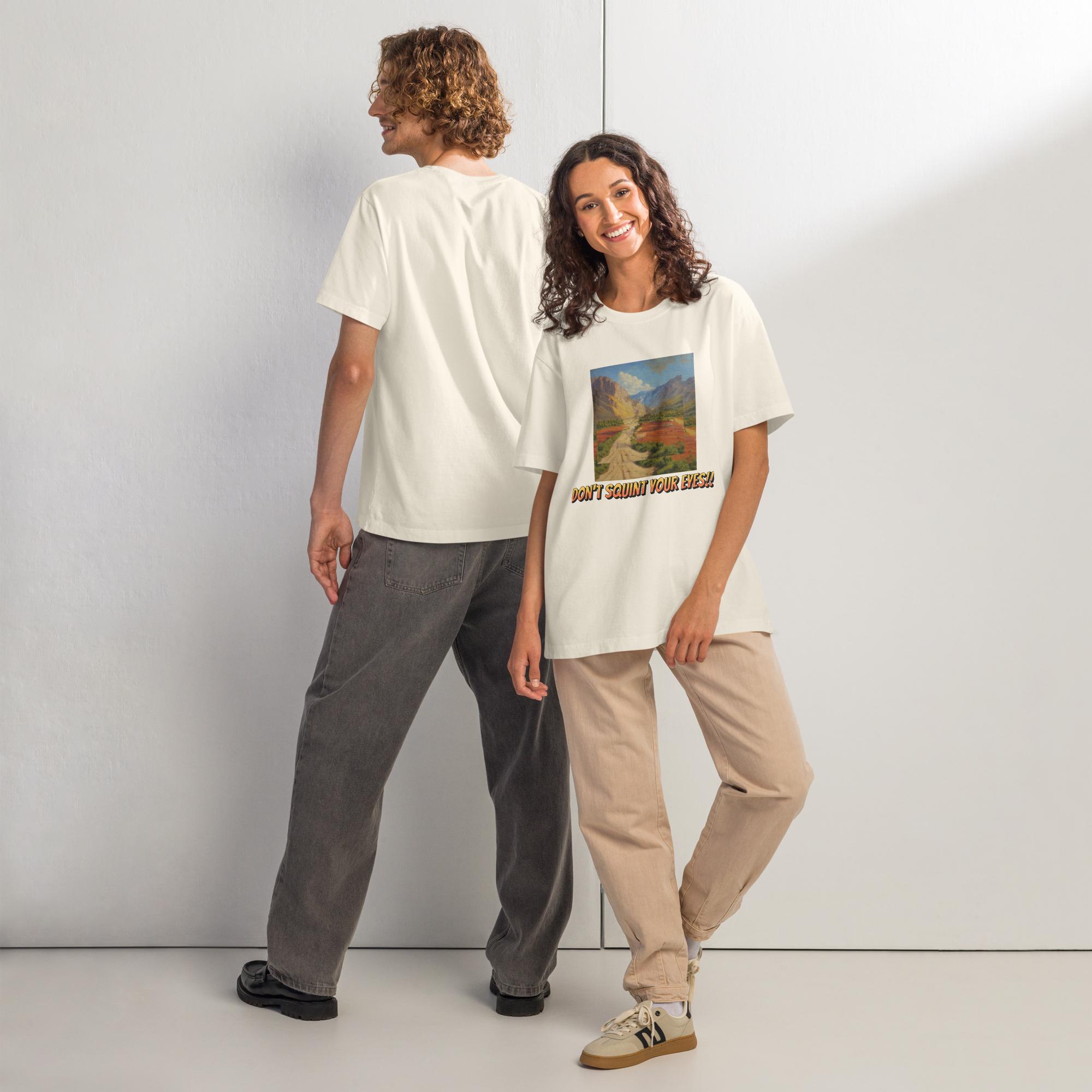 oversized Cotton tee (squint your eyes edition) - Image 3