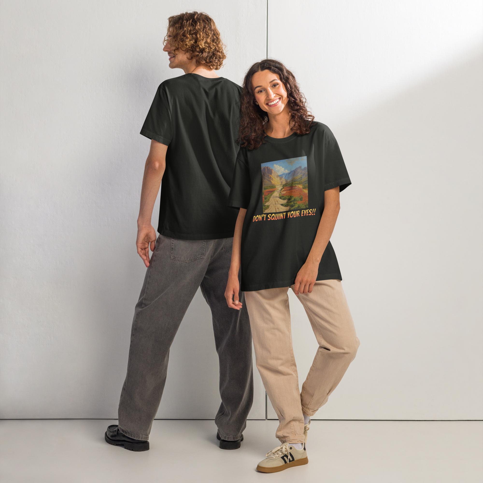 oversized Cotton tee (squint your eyes edition) - Image 4