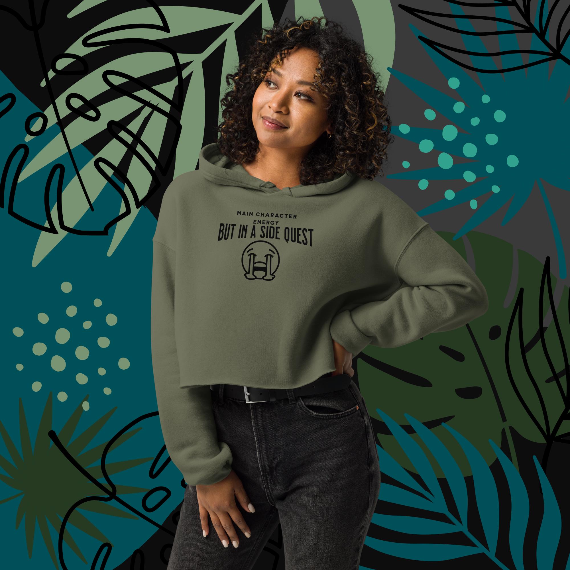 Funny Crop Hoodie - Image 2