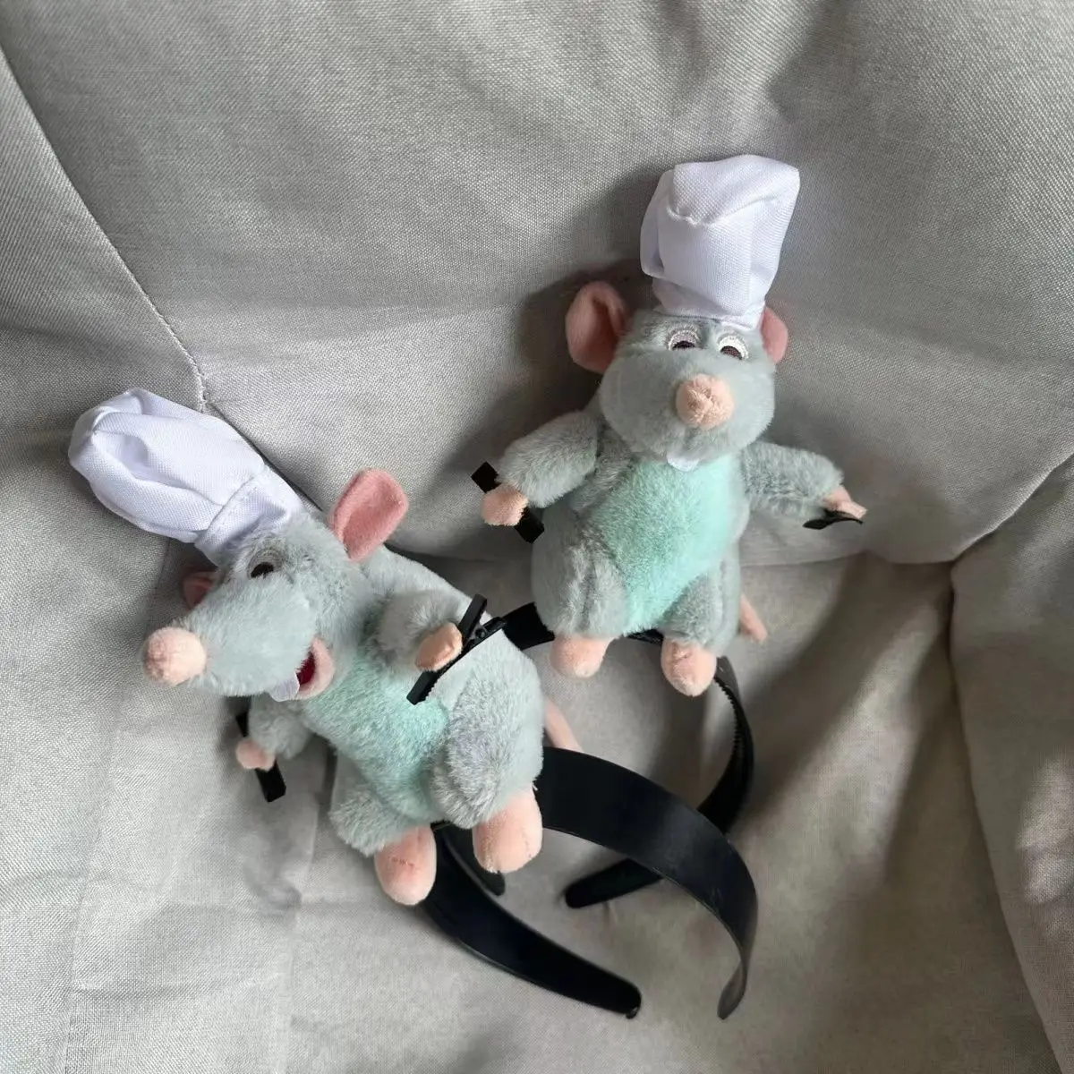 Disney Ratatouille Hairband Cartoon Plush Doll Headband Wide-Brimmed Hairpin Headdress Creativity Decor Girl Birthday Gifts