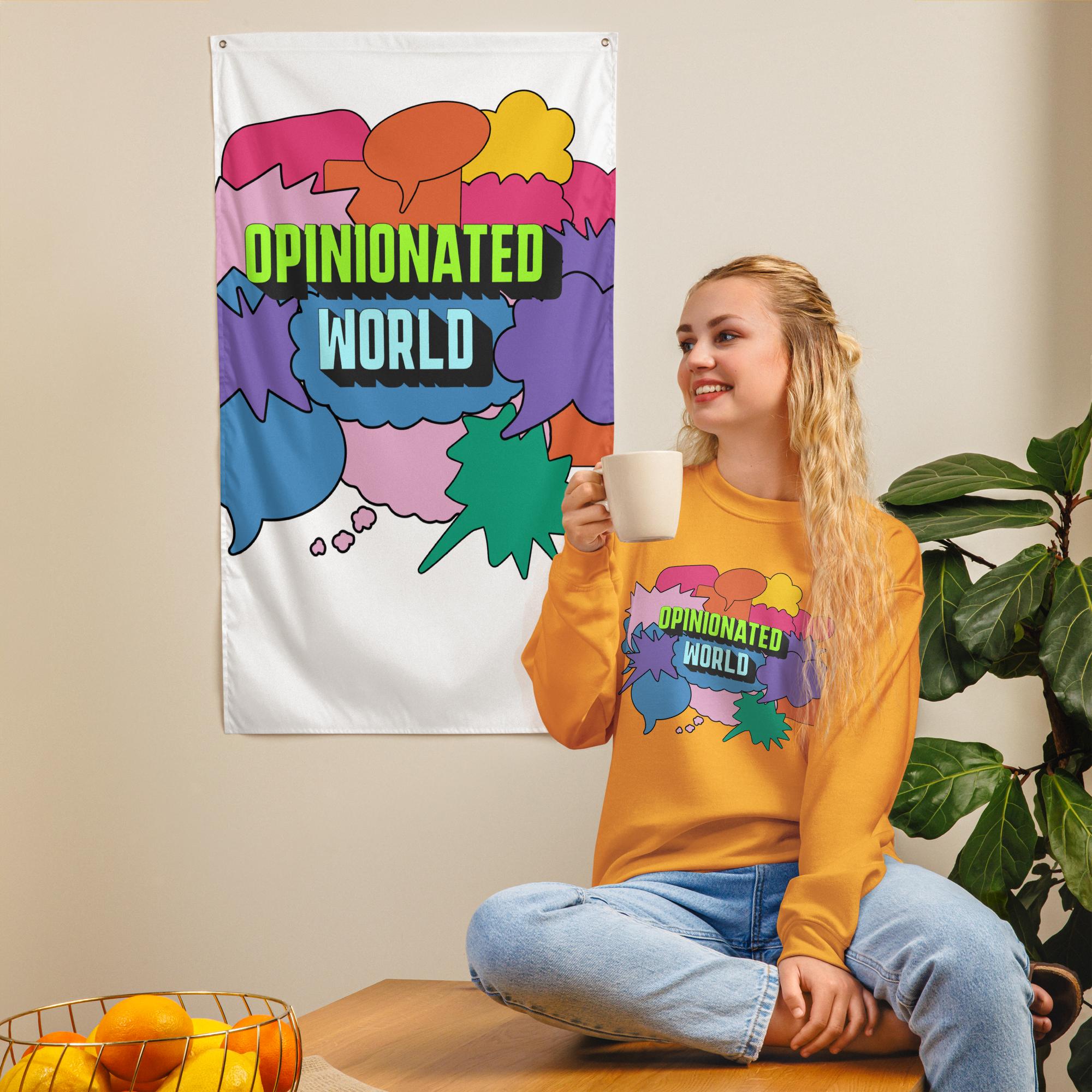 Cool Colorful Opinionated Unisex Sweatshirt - Image 6