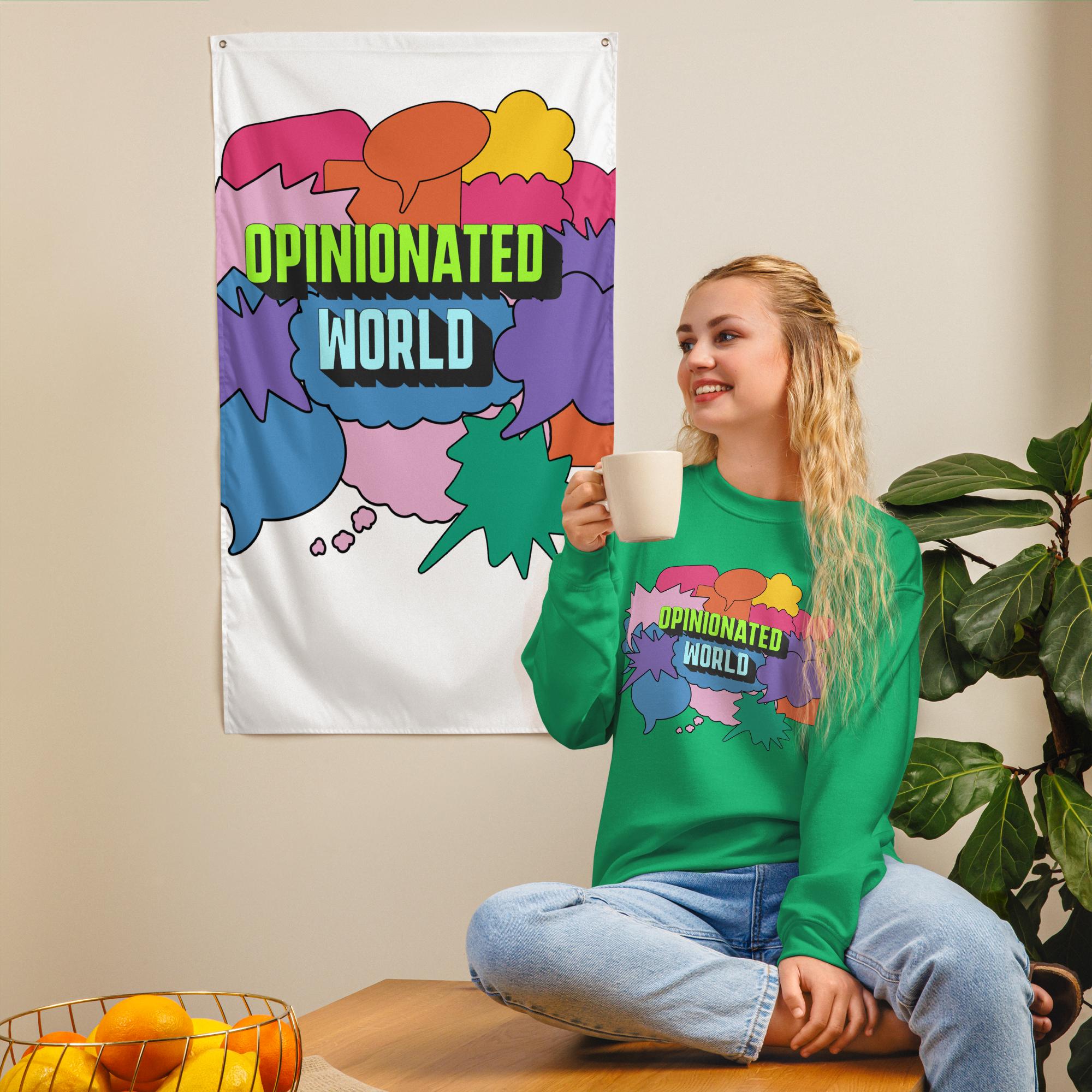 Cool Colorful Opinionated Unisex Sweatshirt - Image 8