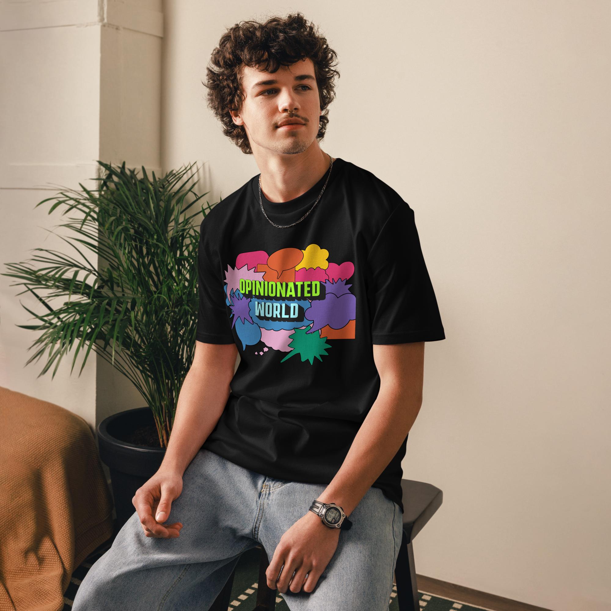 Opinionated Unisex cotton tee - Image 3