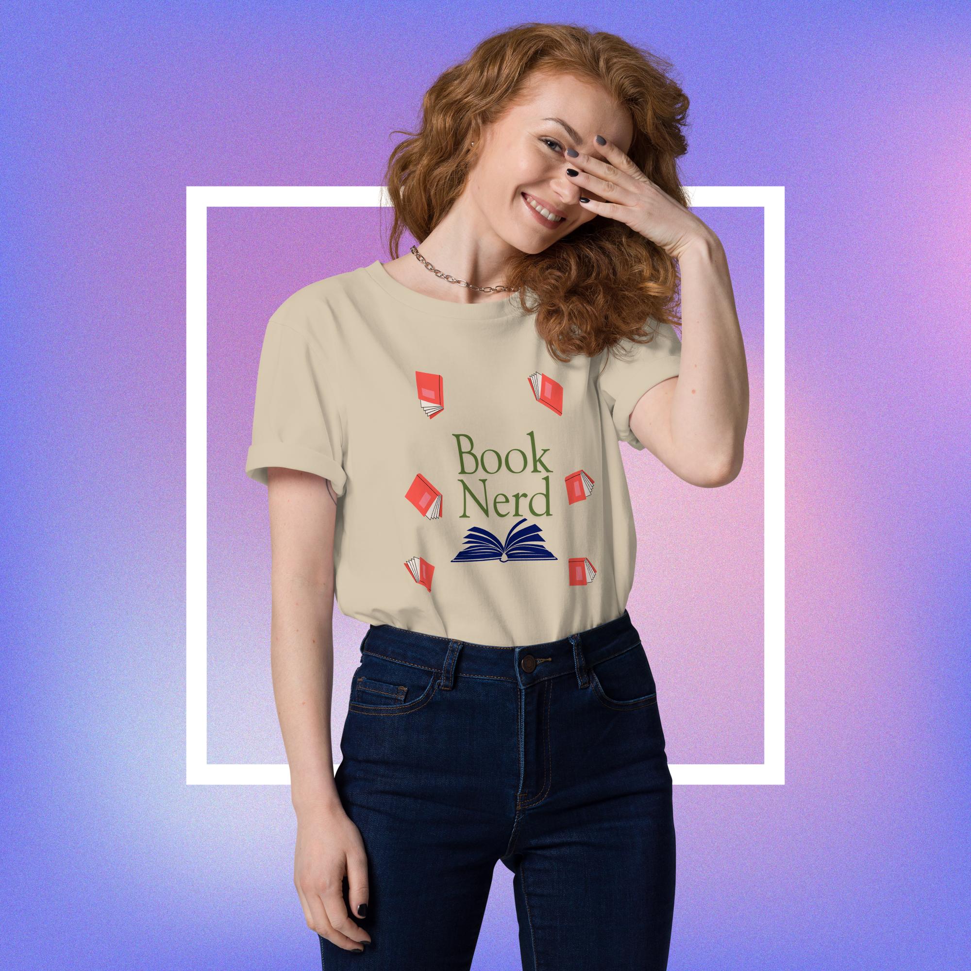 Cute organic cotton tee for Booklovers - Image 2