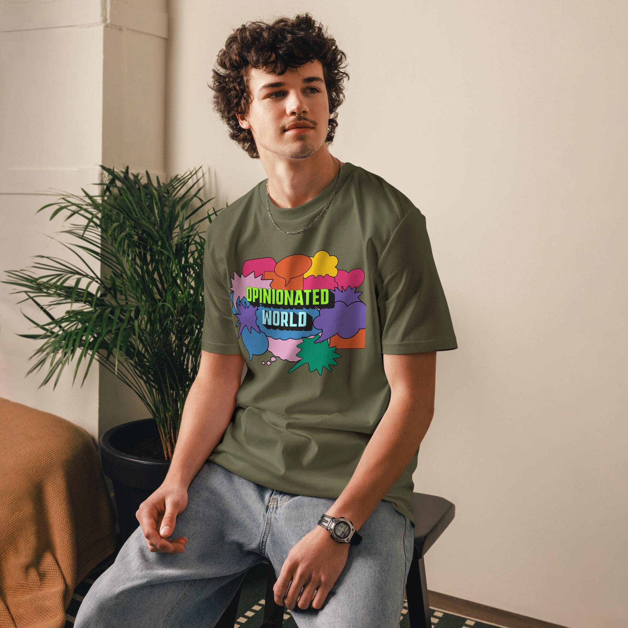 Opinionated Unisex cotton tee - Image 12