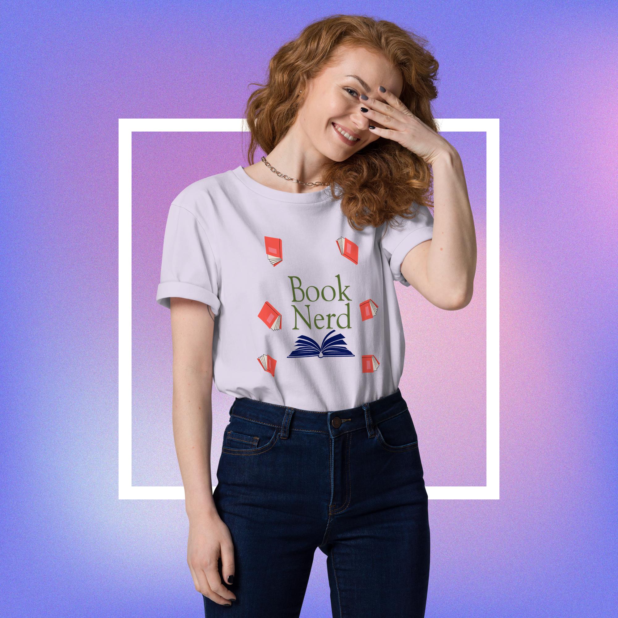 Cute organic cotton tee for Booklovers - Image 6