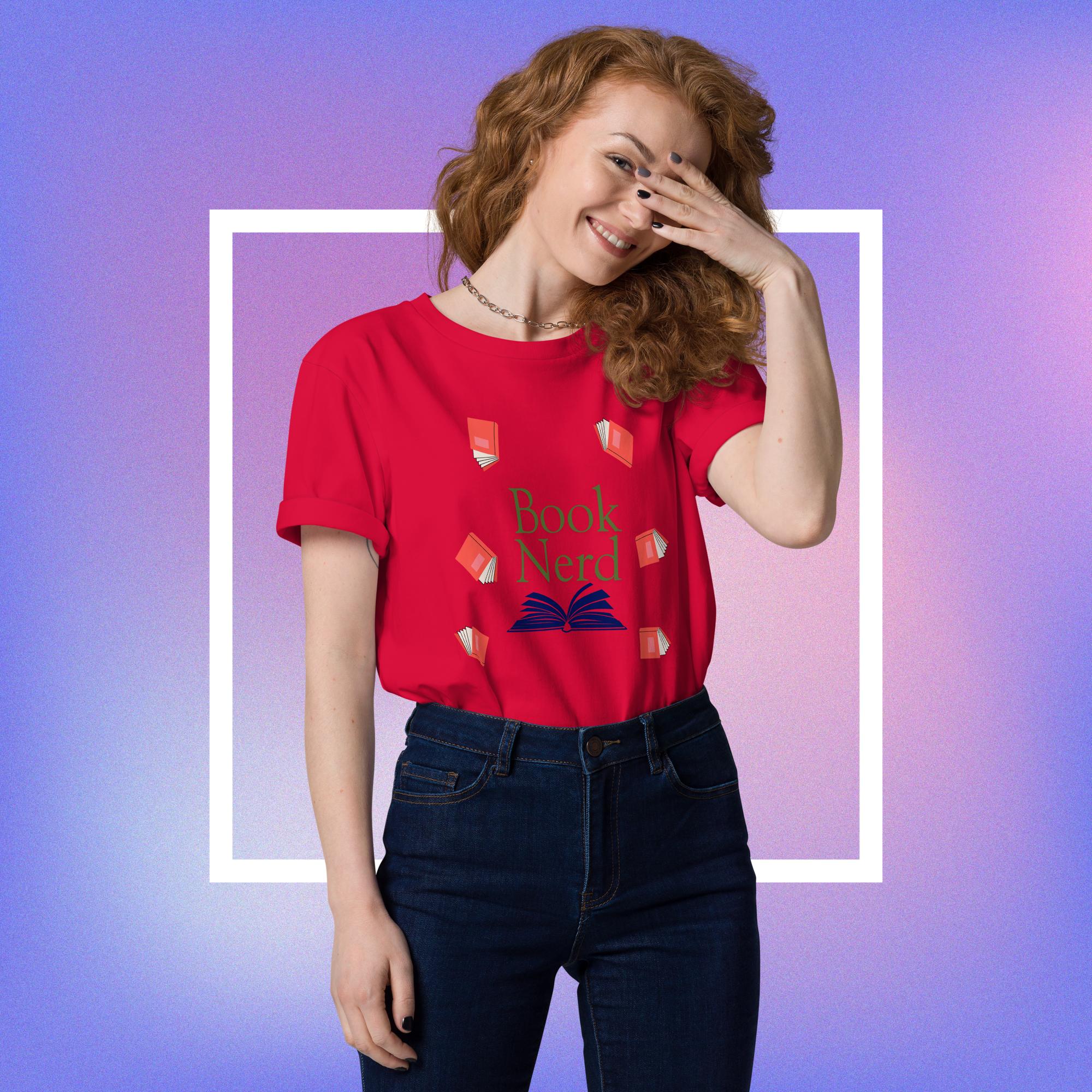 Cute organic cotton tee for Booklovers - Image 4