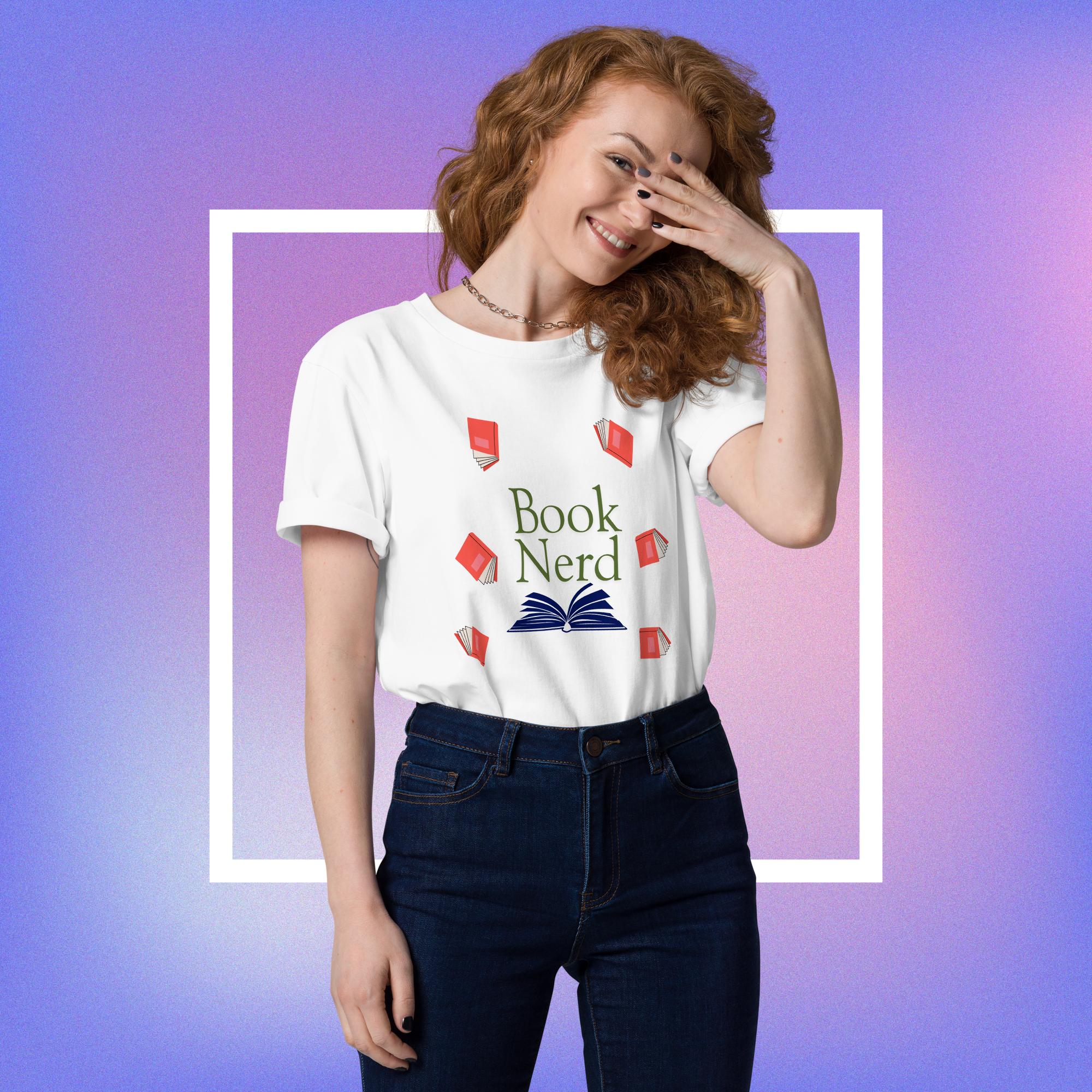 Cute organic cotton tee for Booklovers - Image 5