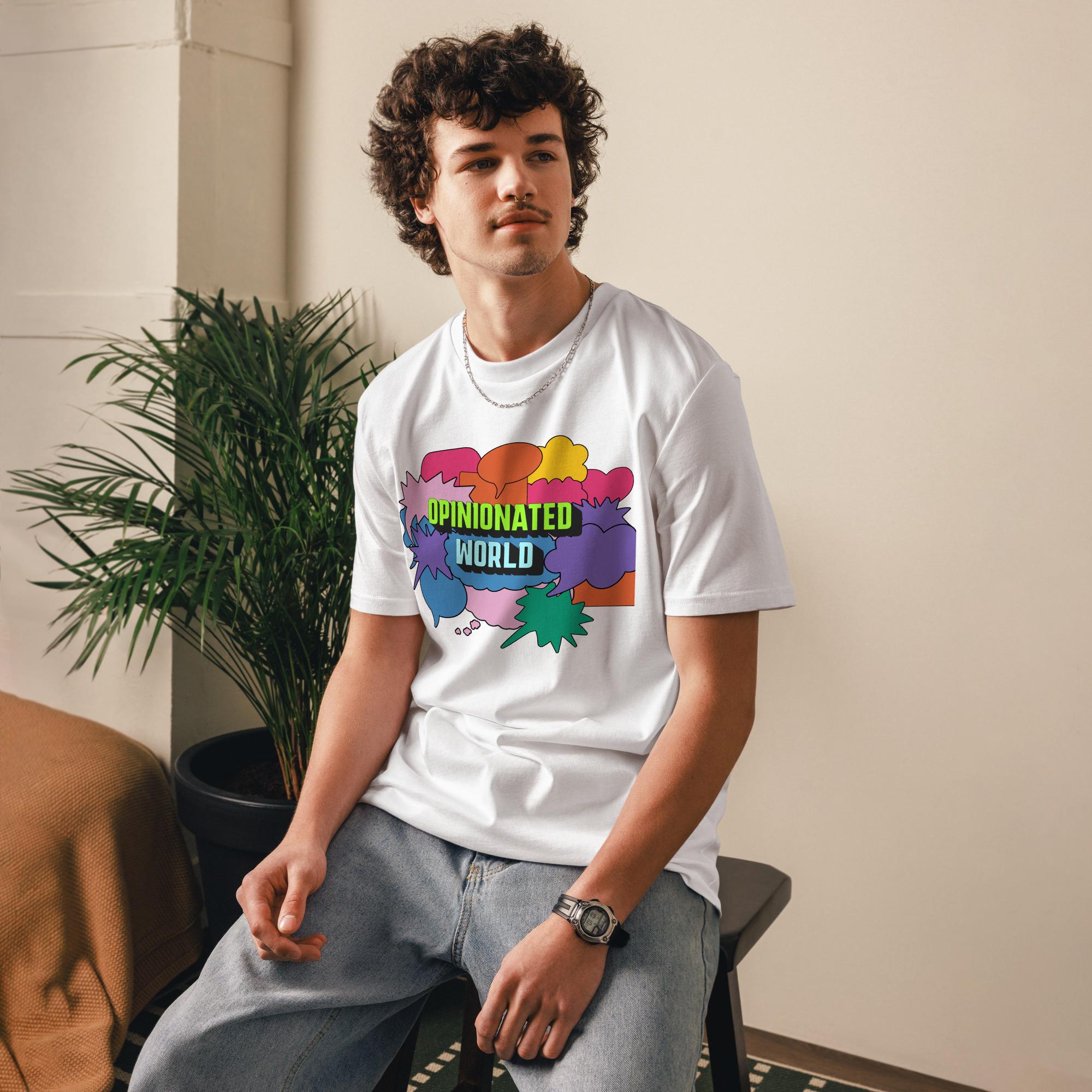 Opinionated Unisex cotton tee - Image 15