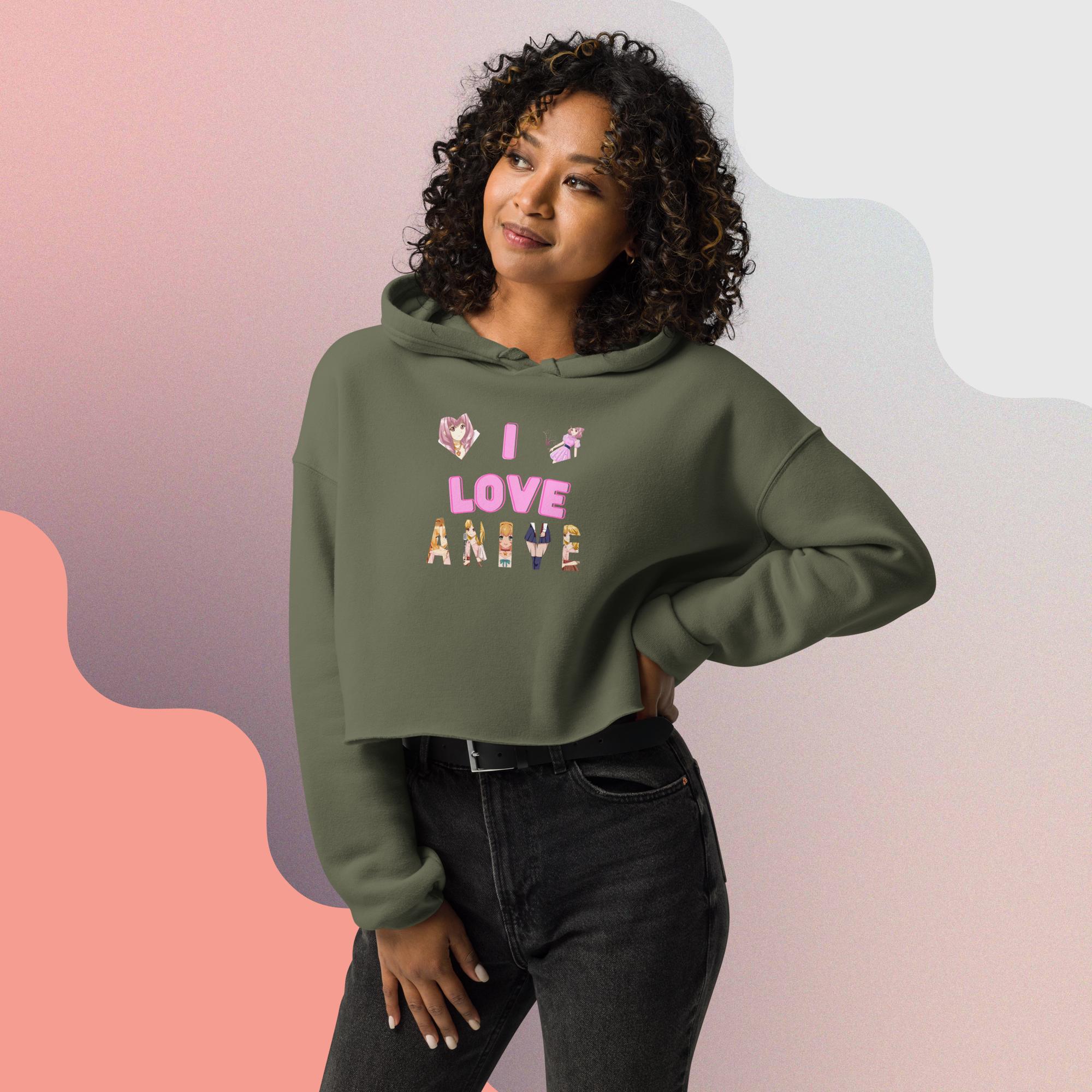 Women's Crop Hoodie for Anime Lovers - Image 2