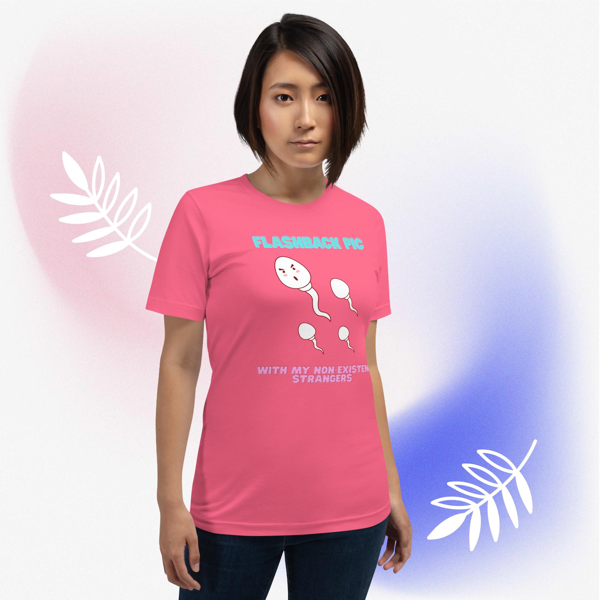 Funny Unisex Cotton Flashback tee - Image 11