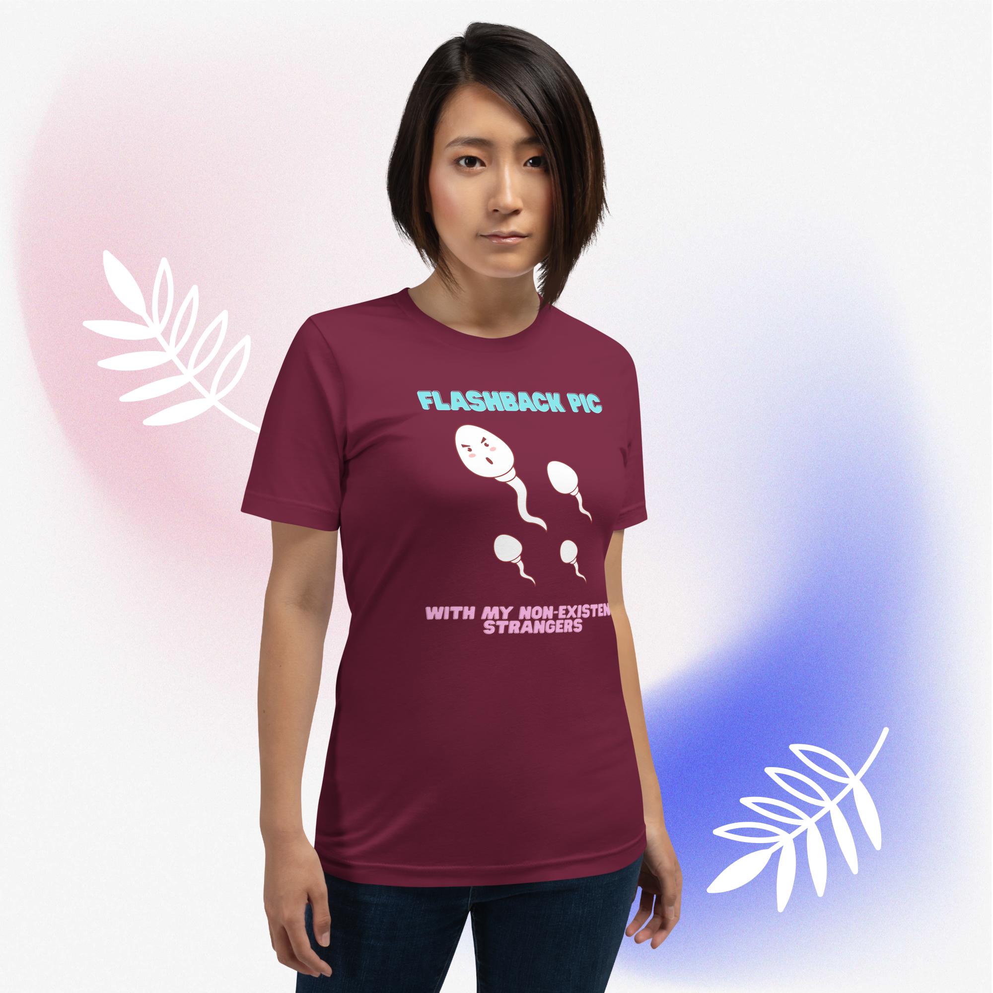 Funny Unisex Cotton Flashback tee - Image 6