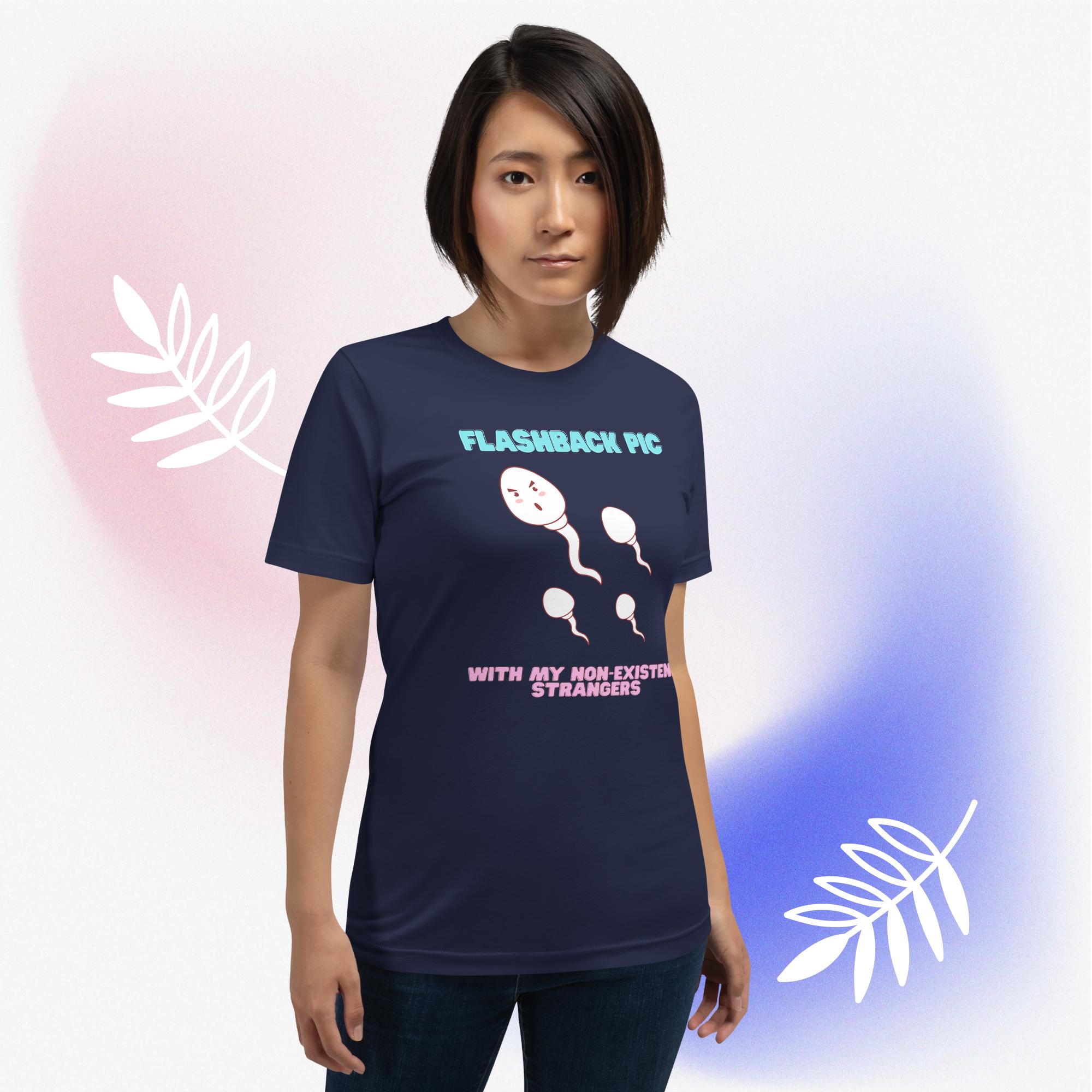 Funny Unisex Cotton Flashback tee - Image 5