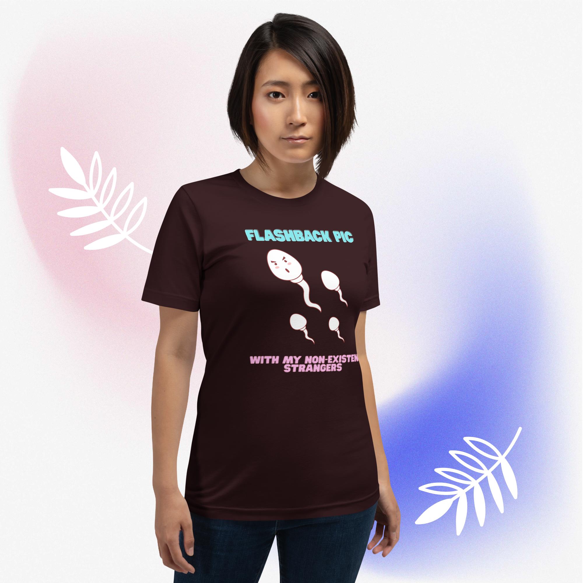 Funny Unisex Cotton Flashback tee