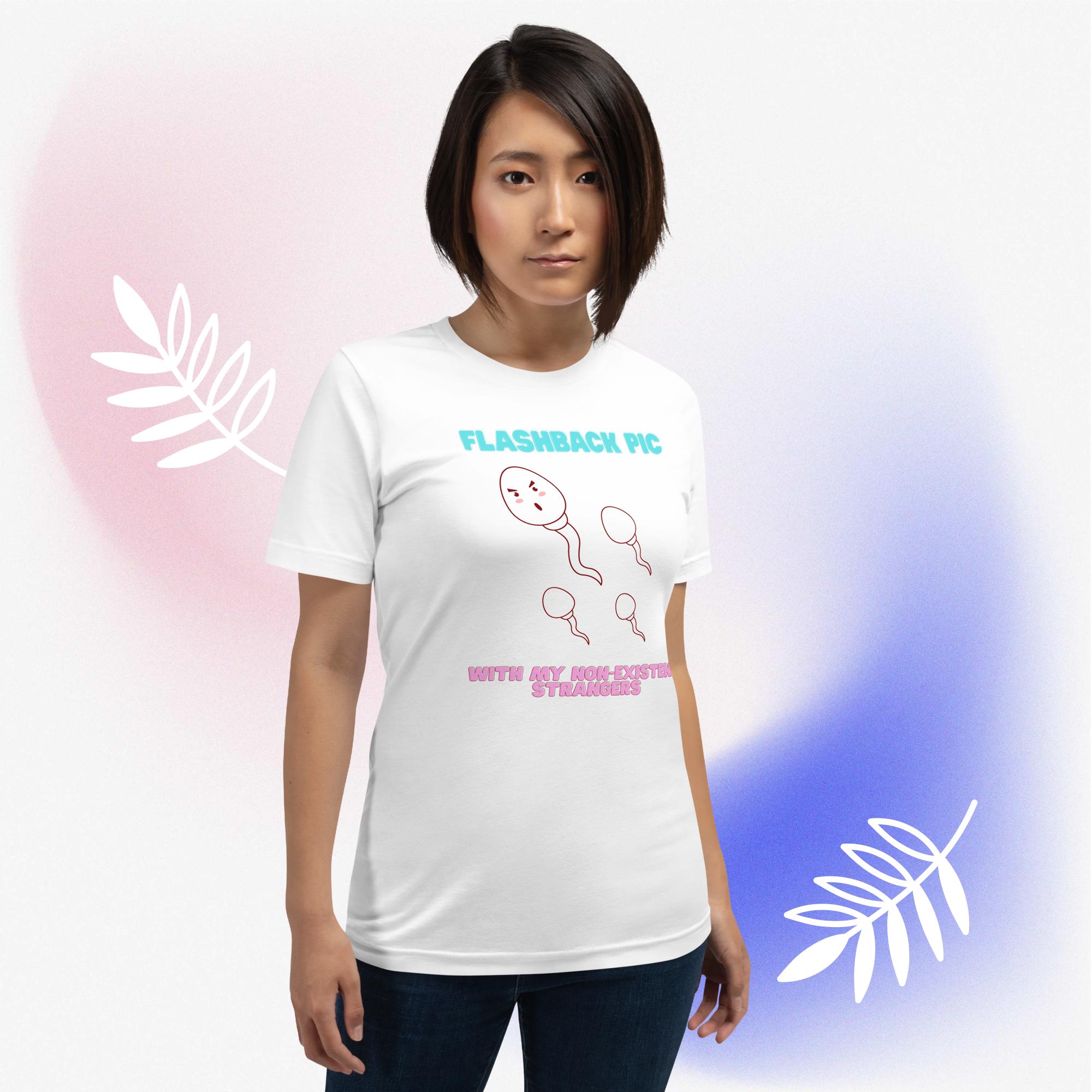 Funny Unisex Cotton Flashback tee - Image 2