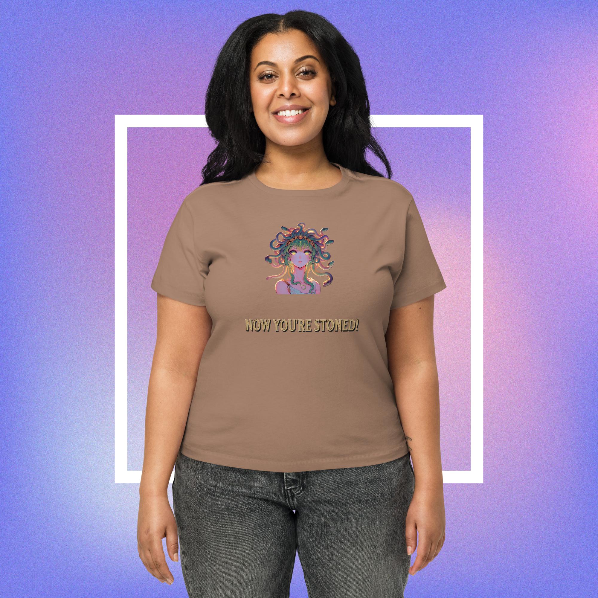 Playful Medusa Women’s high-waisted t-shirt - Image 4