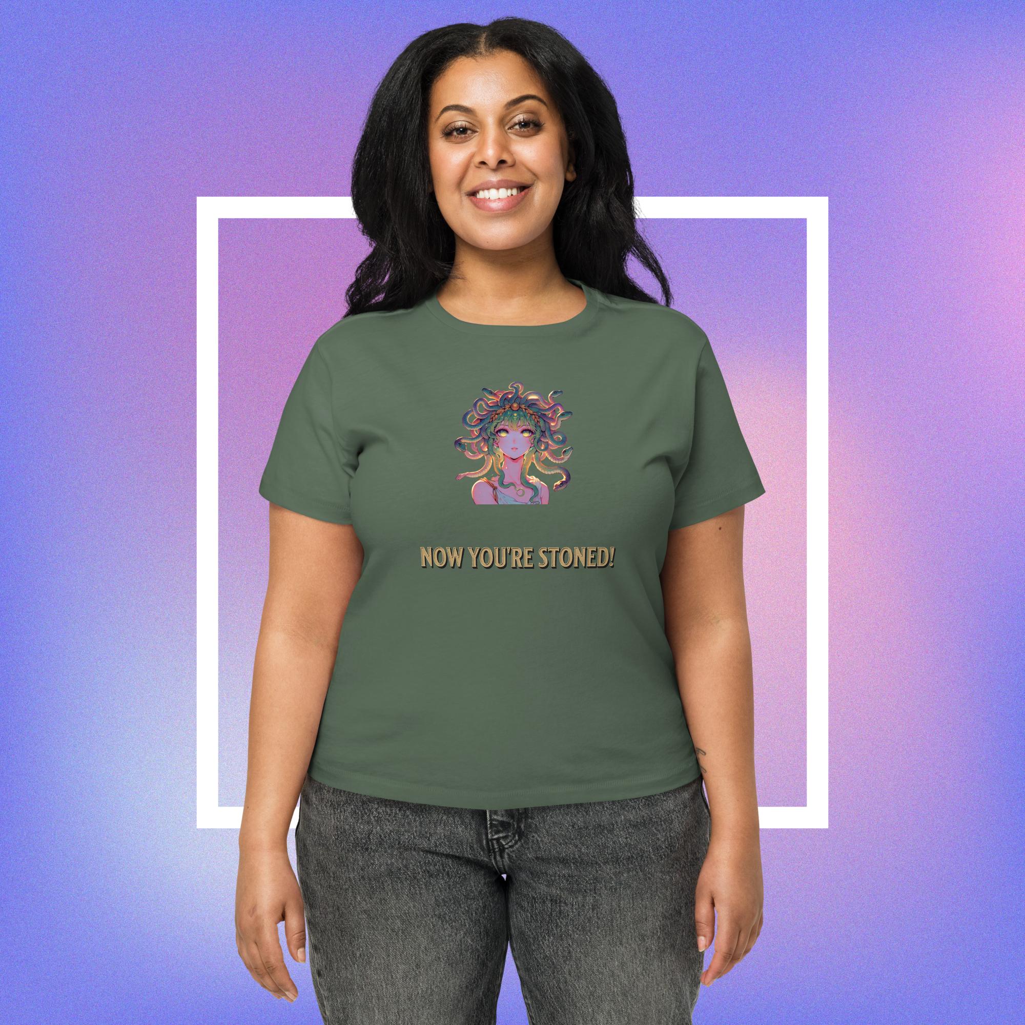Playful Medusa Women’s high-waisted t-shirt