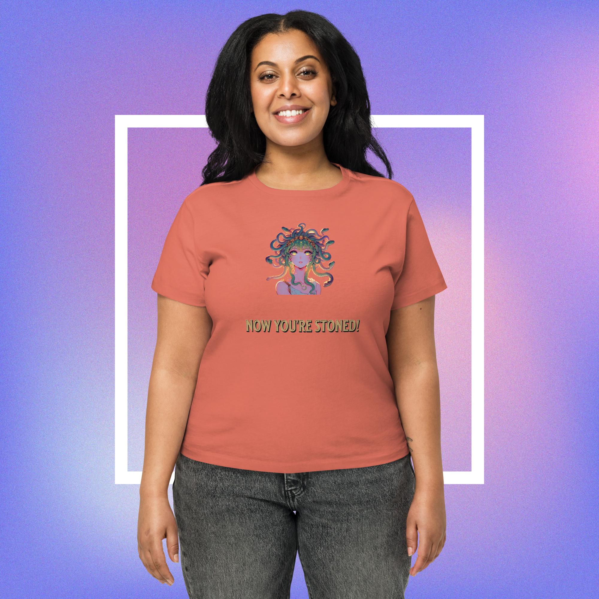 Playful Medusa Women’s high-waisted t-shirt - Image 5