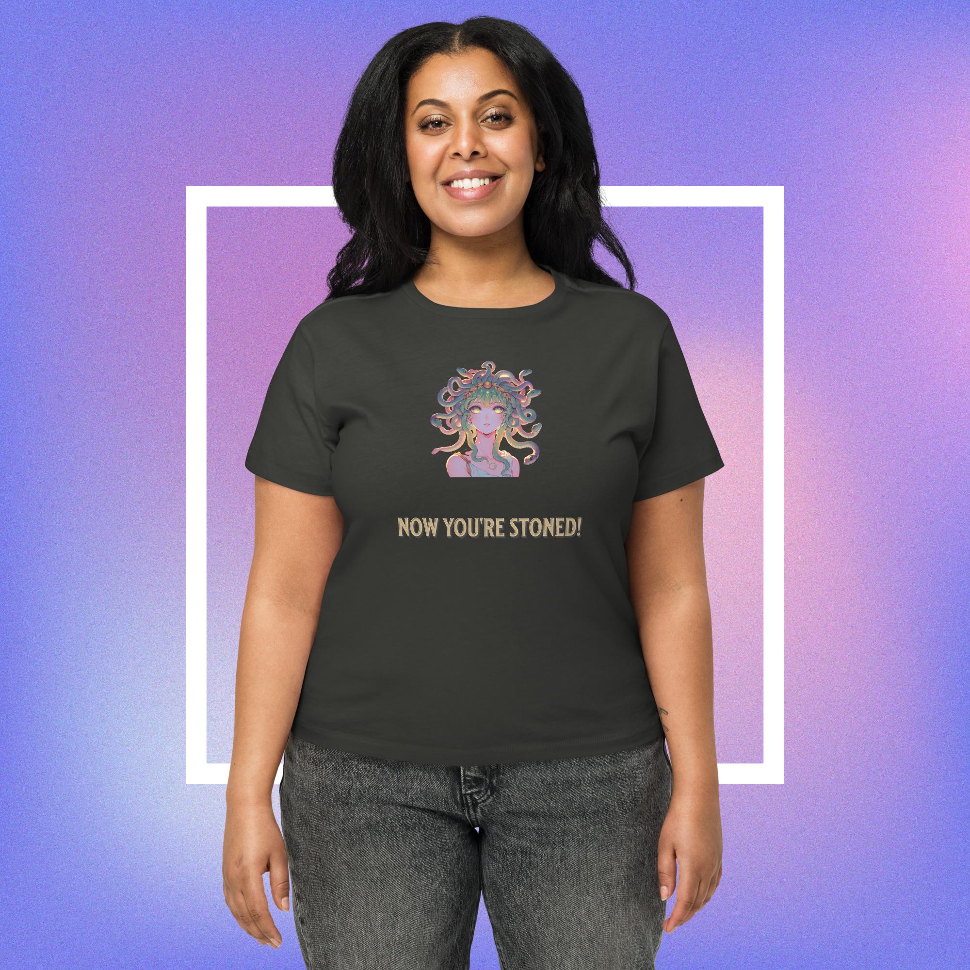 Playful Medusa Women’s high-waisted t-shirt - Image 6