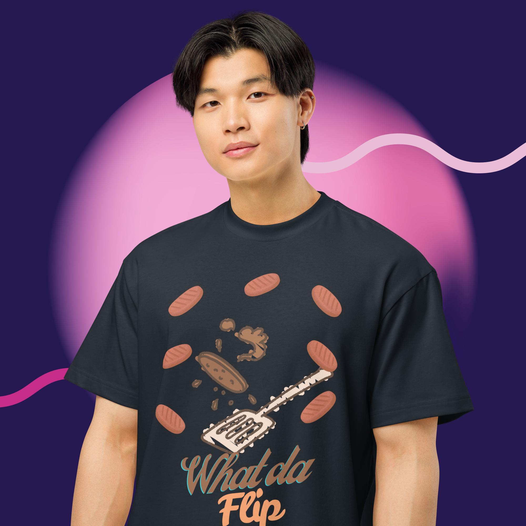 Flipping Men’s box cotton tee - Image 2