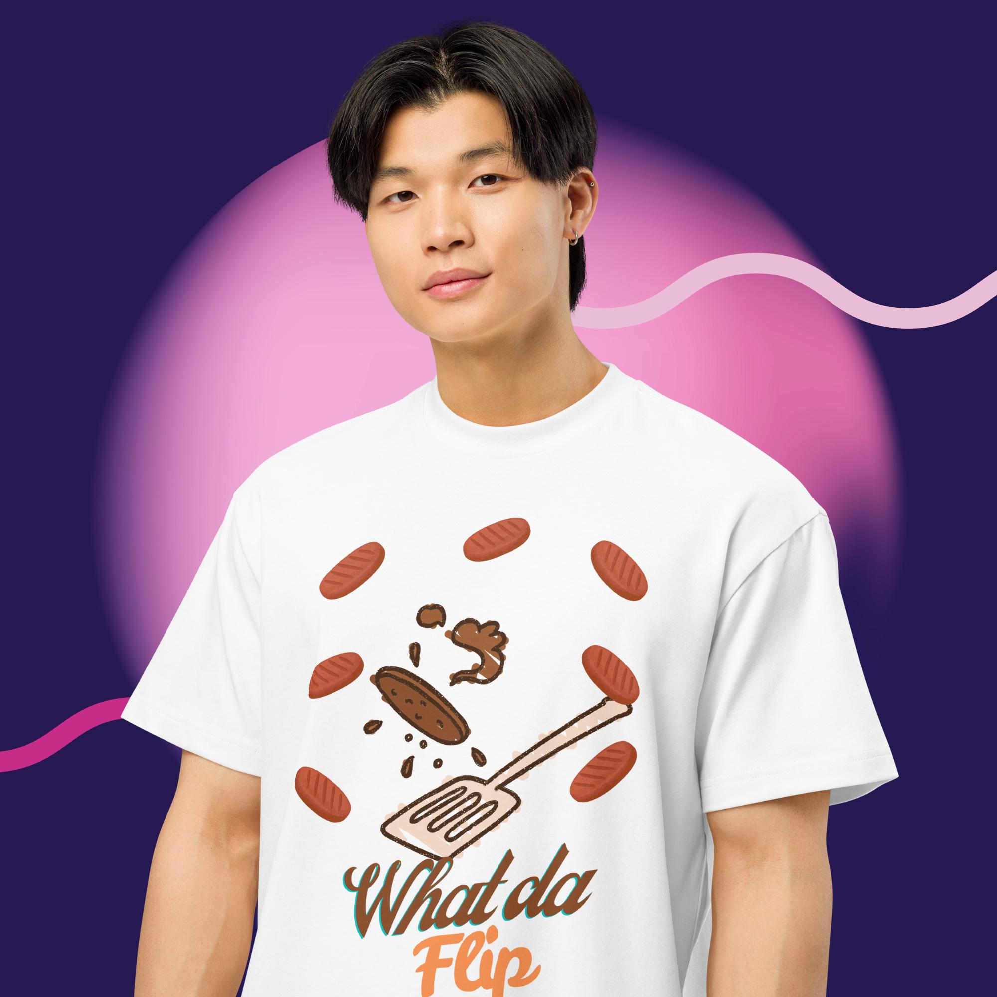 Flipping Men’s box cotton tee - Image 4